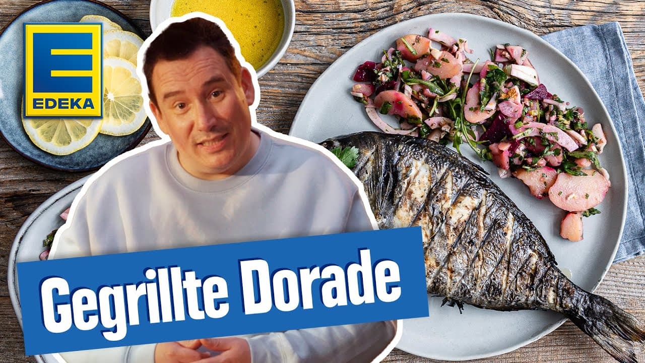 Dorade grillen YouTube Platzhalterbild für ein Video mit dem Titel 'Dorade grillen'.