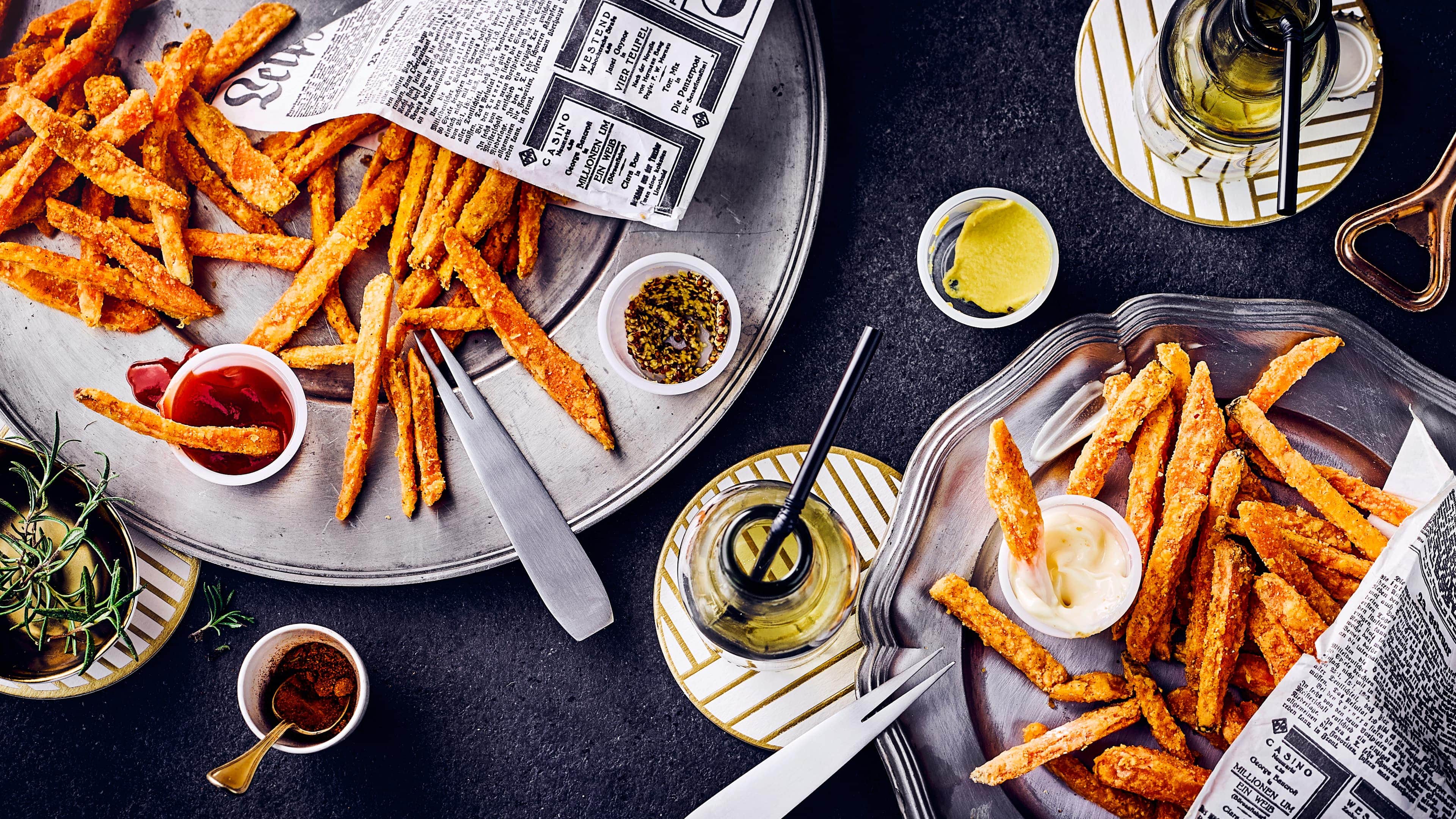 Süßkartoffel Pommes Süßkartoffel Pommes