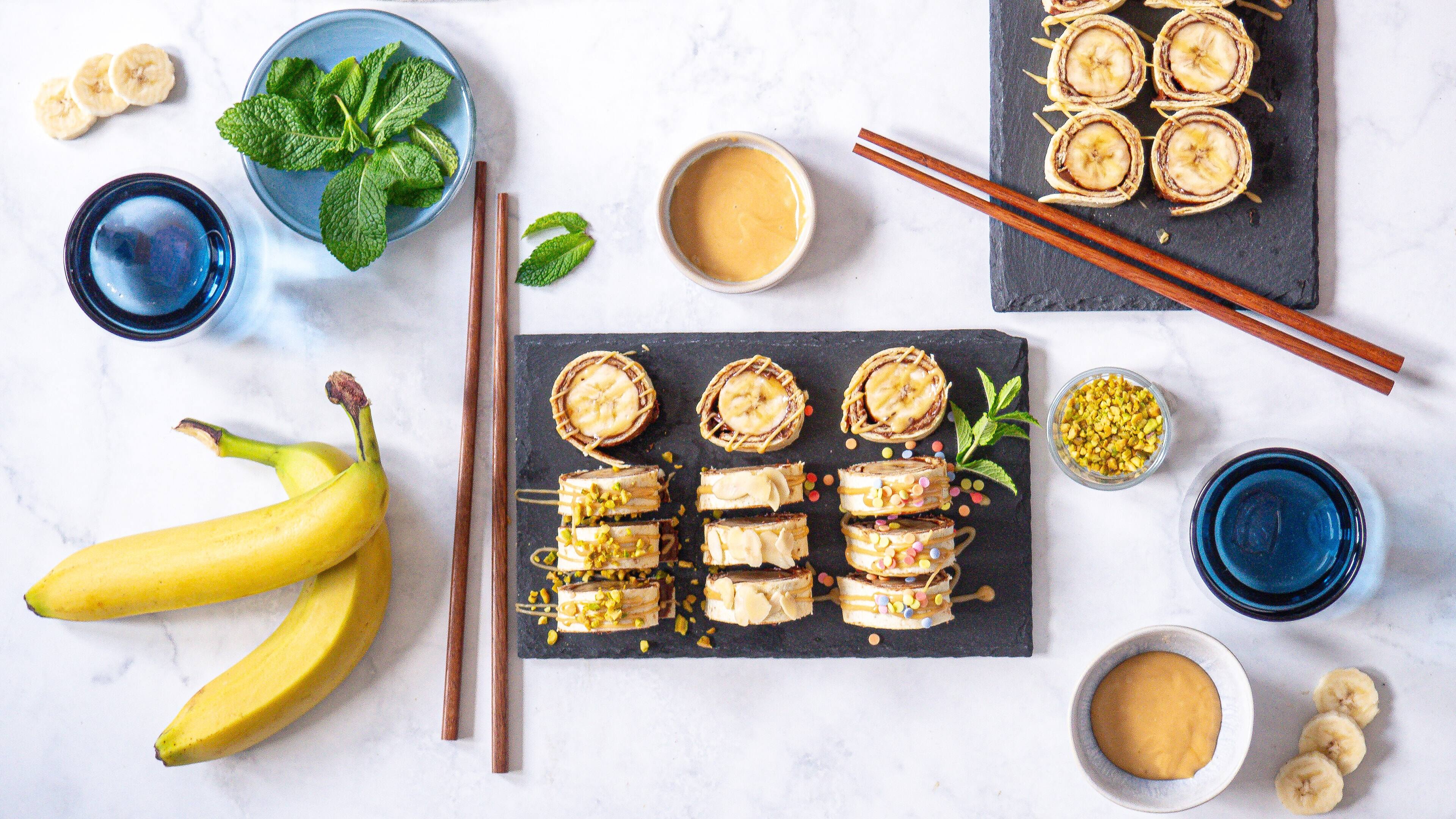 Bananen Sushi Bananen Sushi
