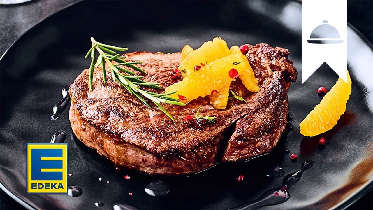 Entrecôte Rezept YouTube Platzhalterbild für ein Video mit dem Titel 'Entrecôte Rezept'.