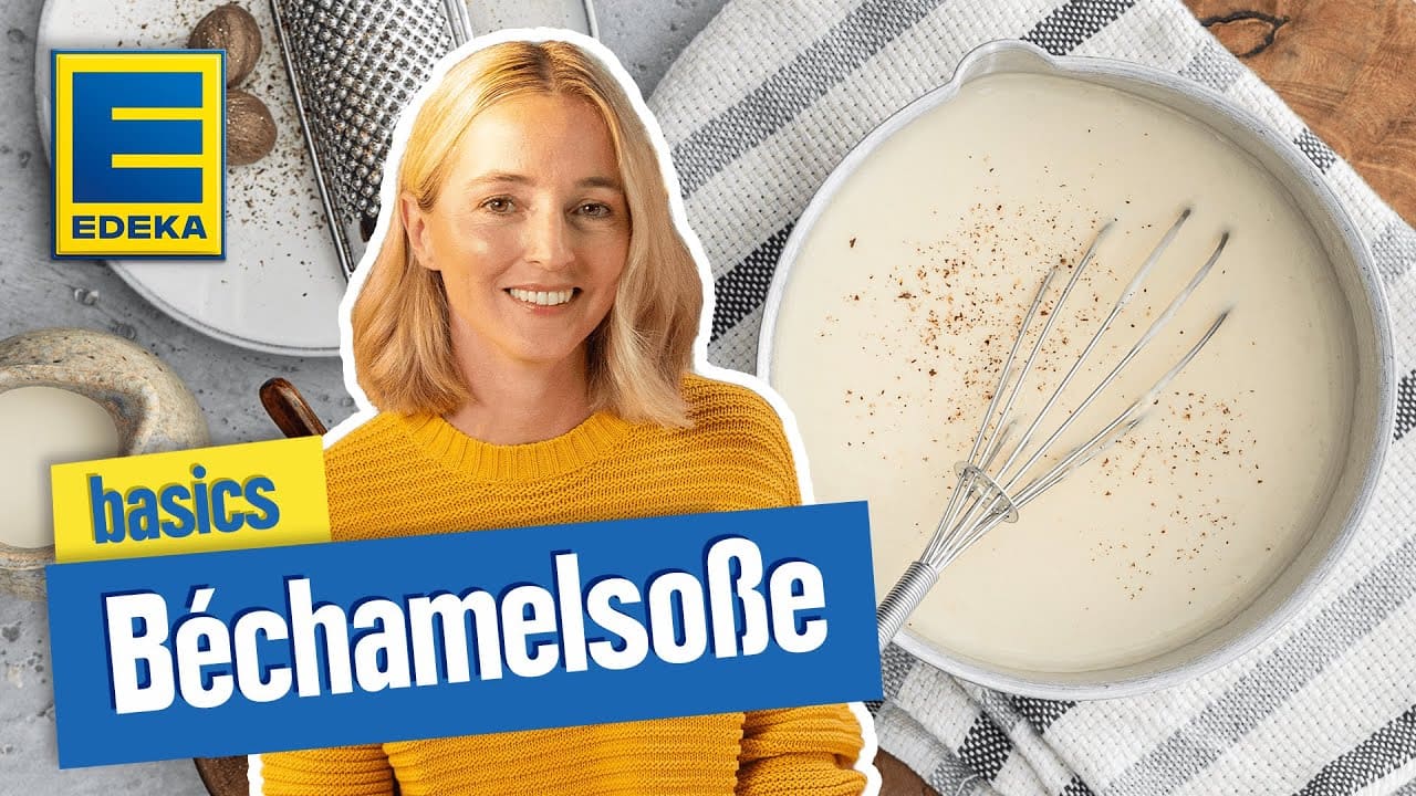 Béchamelsoße YouTube Platzhalterbild für ein Video mit dem Titel 'Béchamelsoße'.