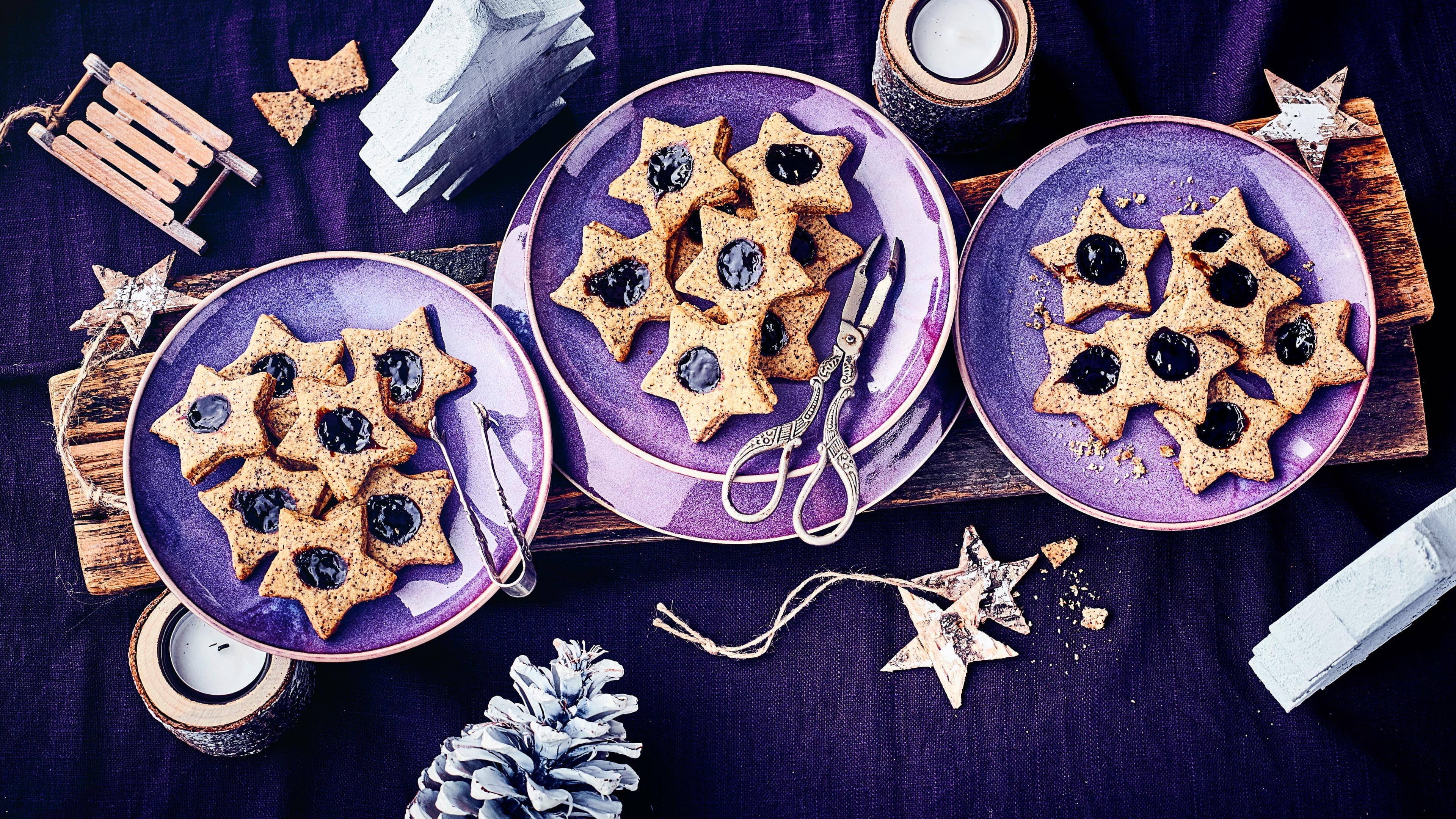 Mohnplätzchen mit Füllung Mohnplätzchen mit Füllung