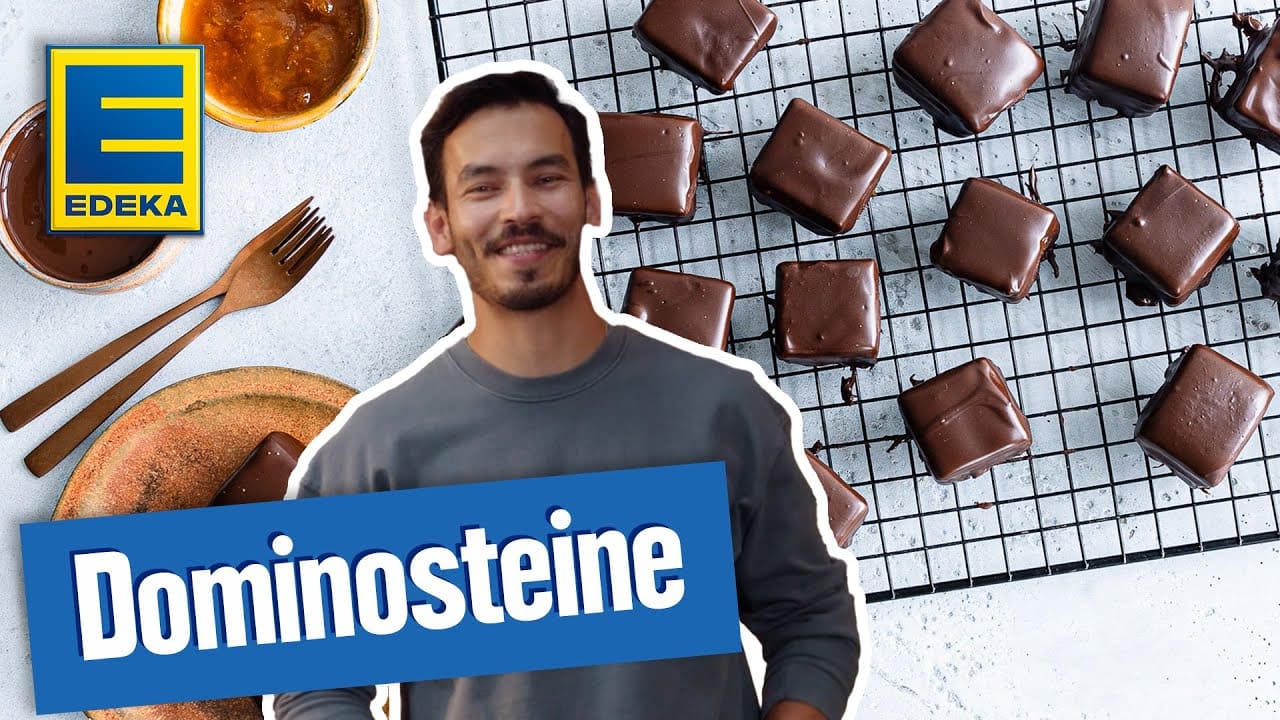 Dominosteine mit fruchtiger Füllung YouTube Platzhalterbild für ein Video mit dem Titel 'Dominosteine mit fruchtiger Füllung'.