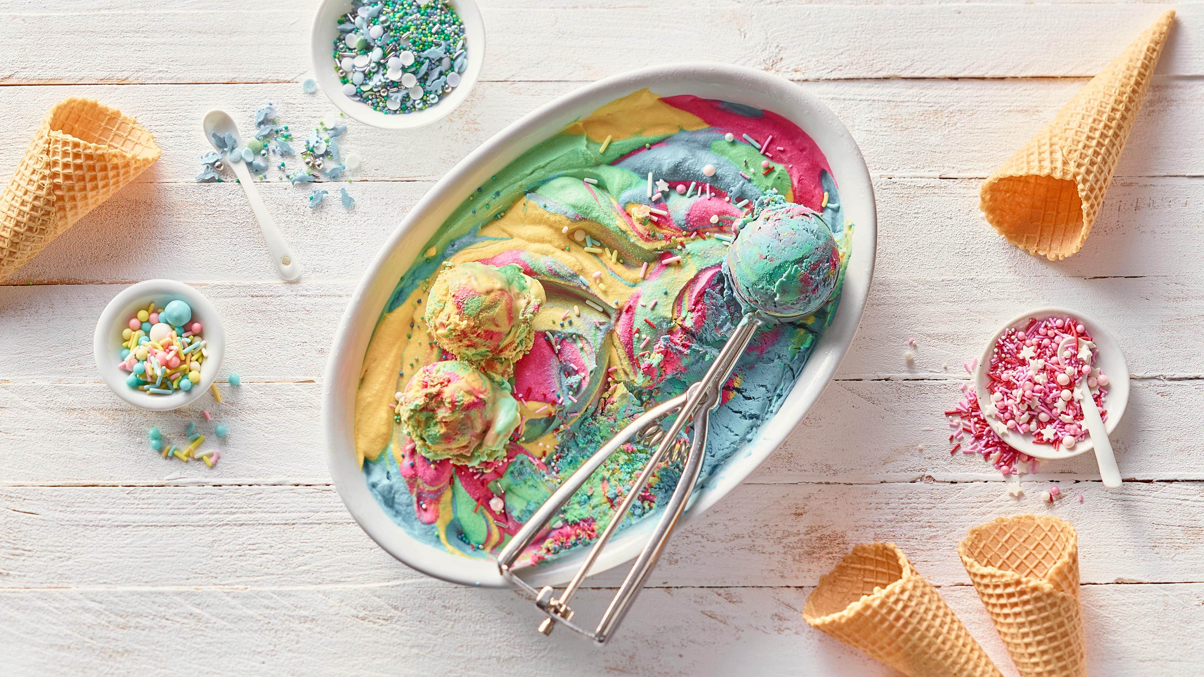 Regenbogen-Eis Regenbogen-Eis
