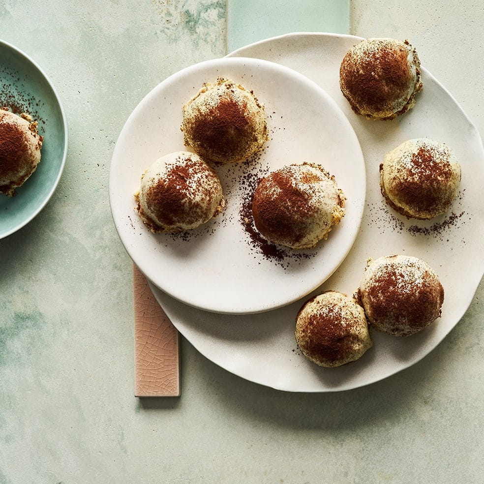 Tiramisu-Bites mit Kaffeelikör