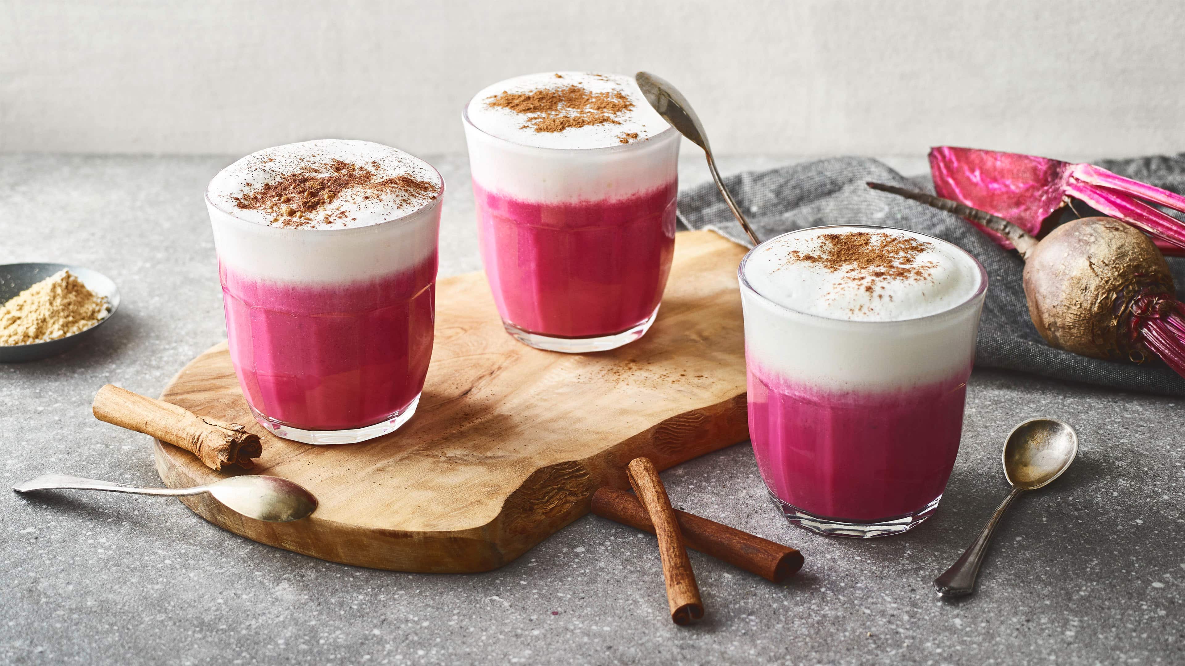 Rote Bete Latte Rote Bete Latte