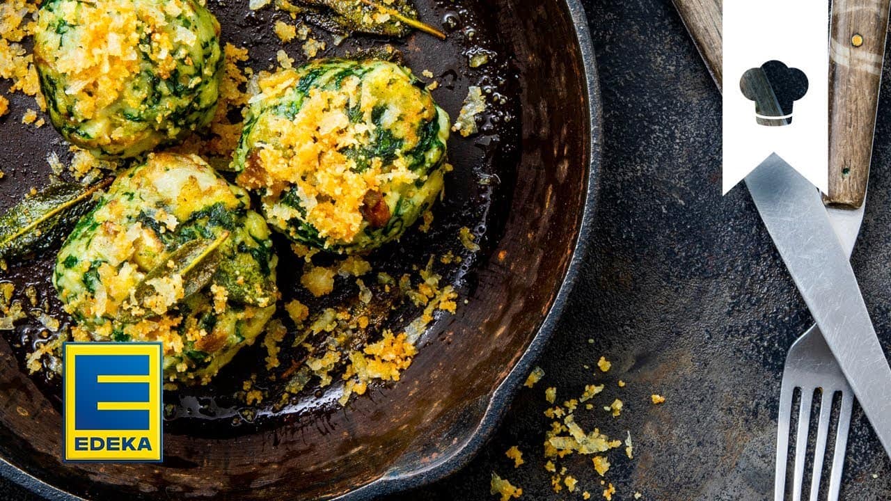 Spinatknödel YouTube Platzhalterbild für ein Video mit dem Titel 'Spinatknödel'.