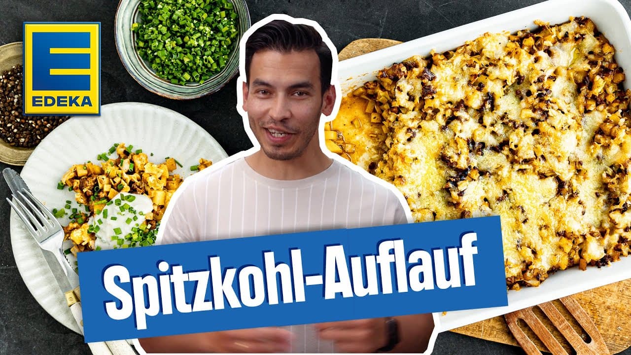 Spitzkohl-Auflauf YouTube Platzhalterbild für ein Video mit dem Titel 'Spitzkohl-Auflauf'.
