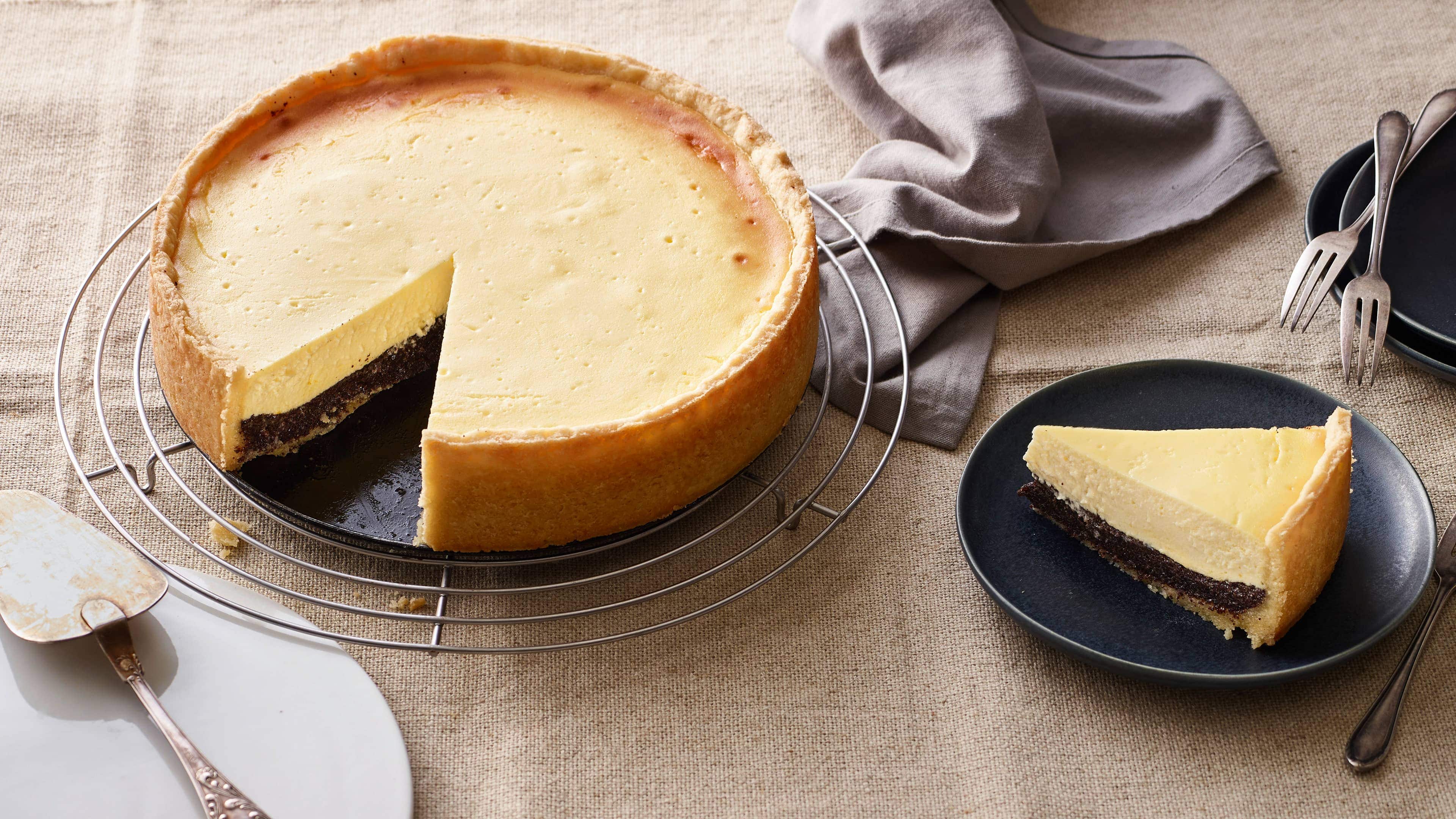 Käsekuchen mit Mohn Käsekuchen mit Mohn