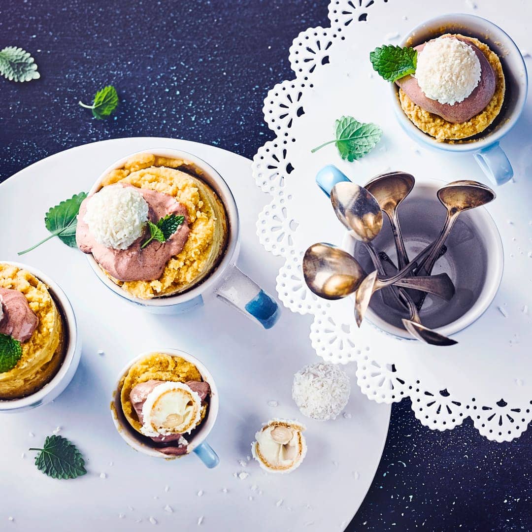 Kokosmehl-Tassenkuchen