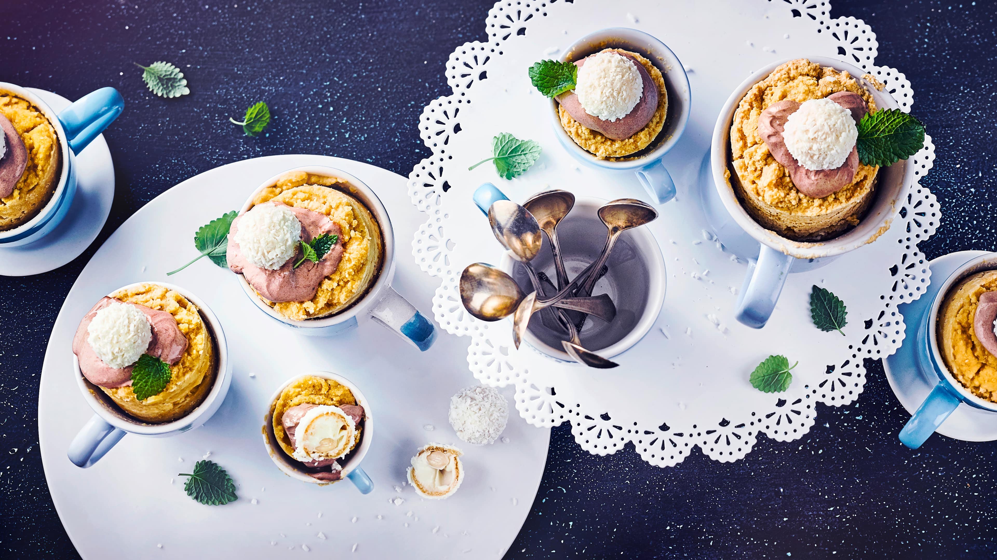Kokosmehl-Tassenkuchen Kokosmehl-Tassenkuchen