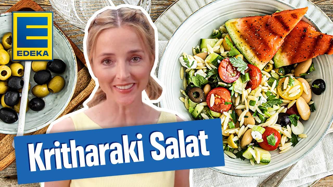 Kritharaki Salat YouTube Platzhalterbild für ein Video mit dem Titel 'Kritharaki Salat'.