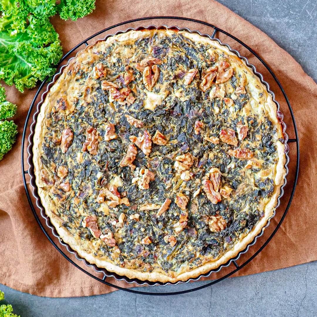 Grünkohl-Quiche