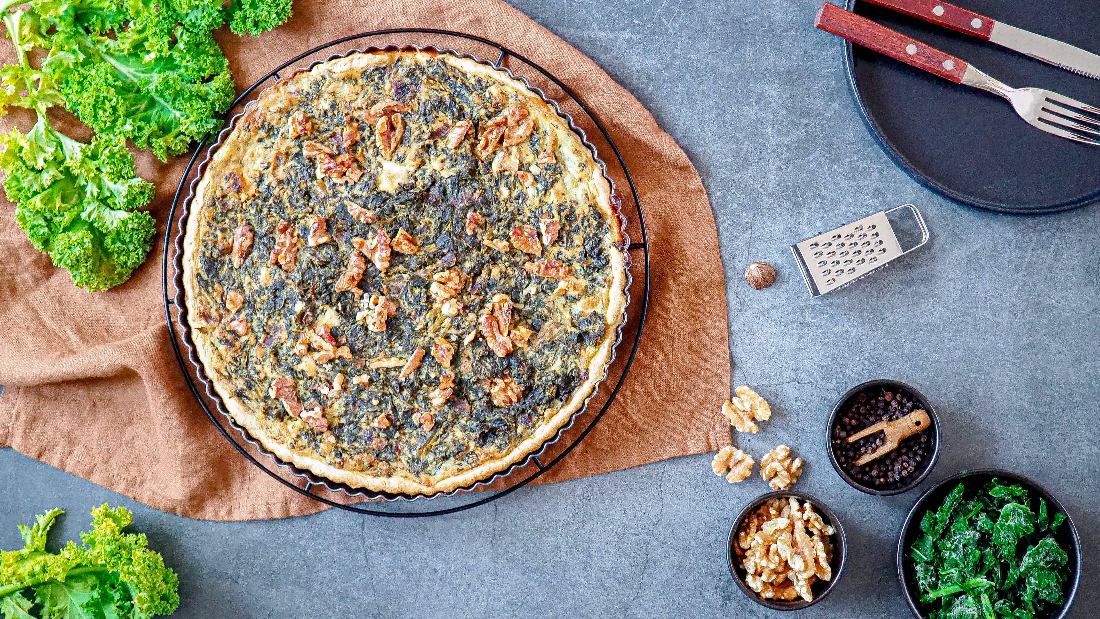 Grünkohl-Quiche Grünkohl-Quiche