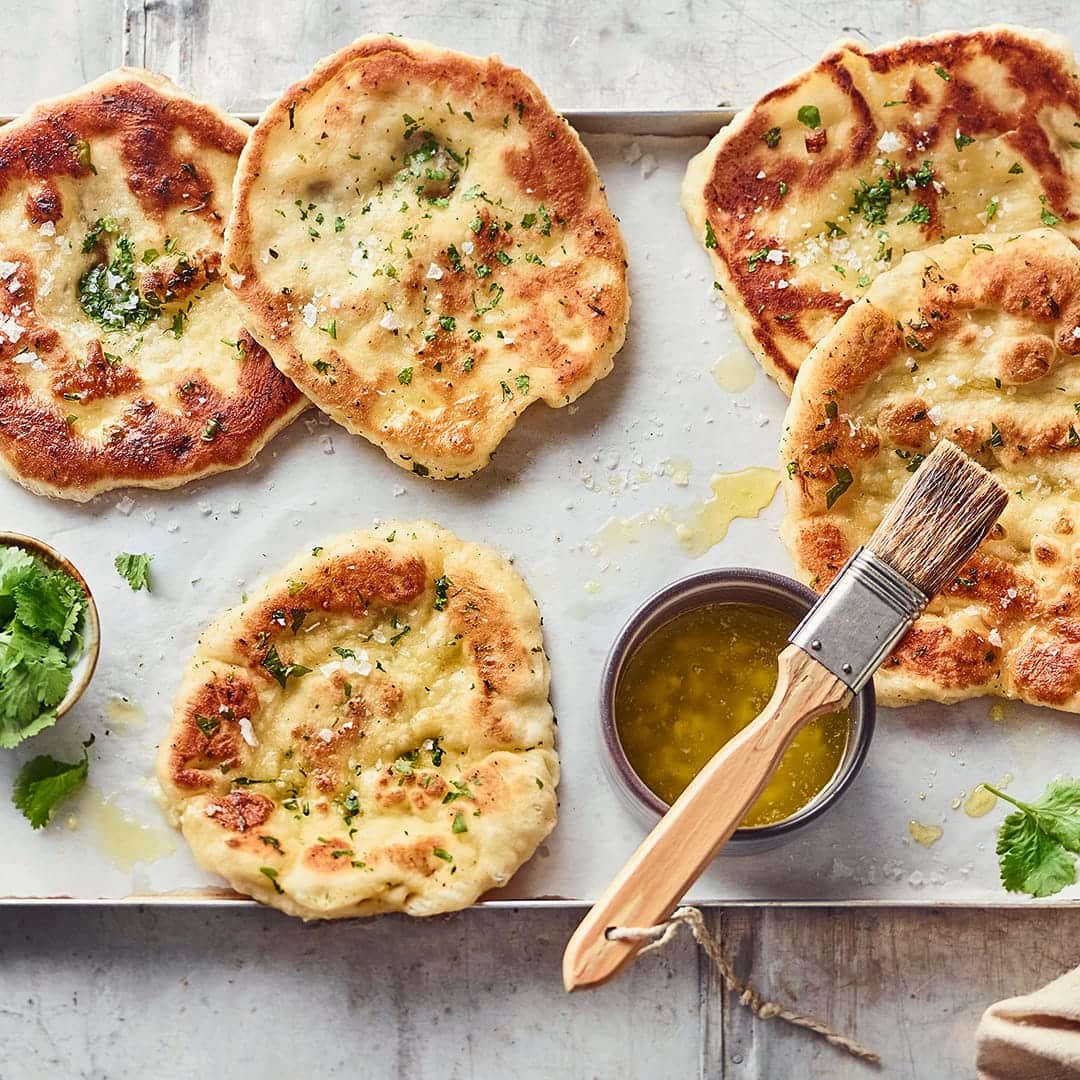 Knoblauch-Naan