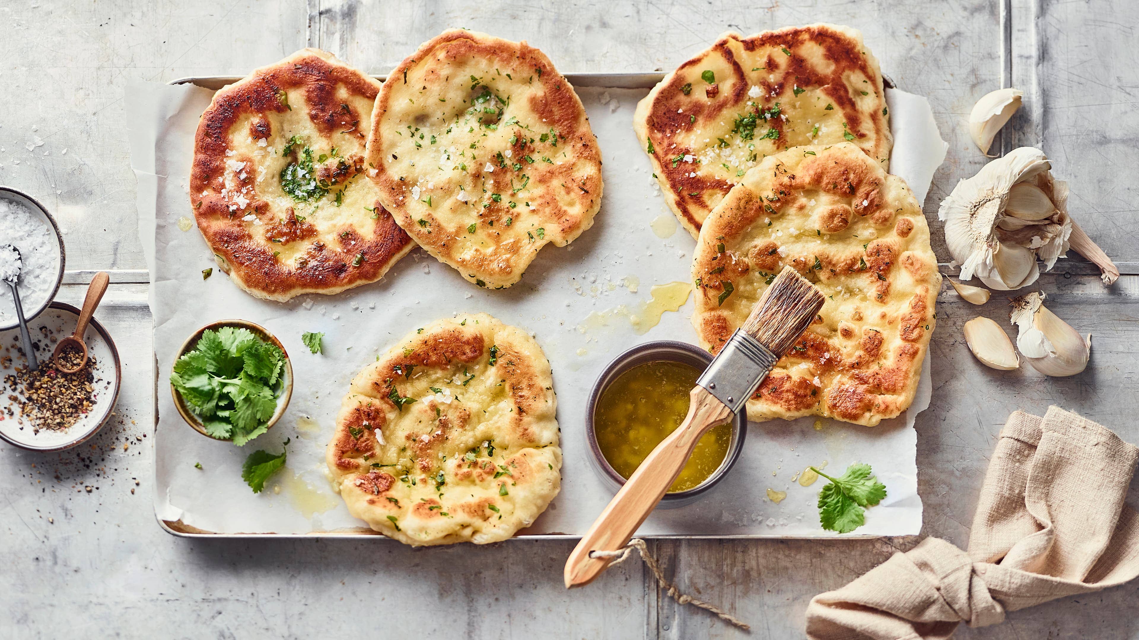 Knoblauch-Naan Knoblauch-Naan