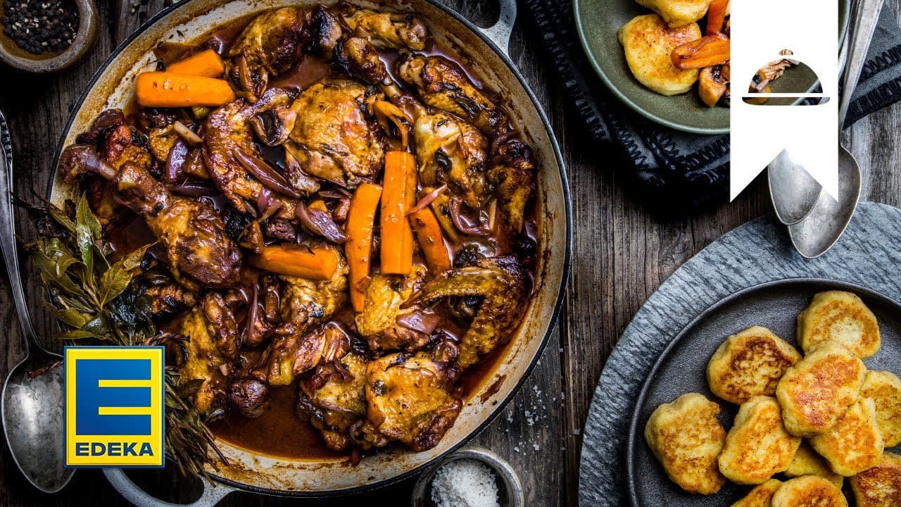 YouTube Platzhalterbild für ein Video mit dem Titel 'Coq au Vin'.