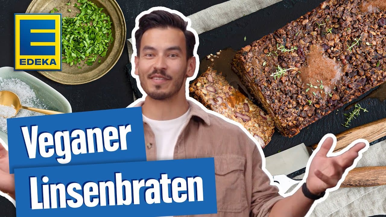 Veganer Linsenbraten YouTube Platzhalterbild für ein Video mit dem Titel 'Veganer Linsenbraten'.