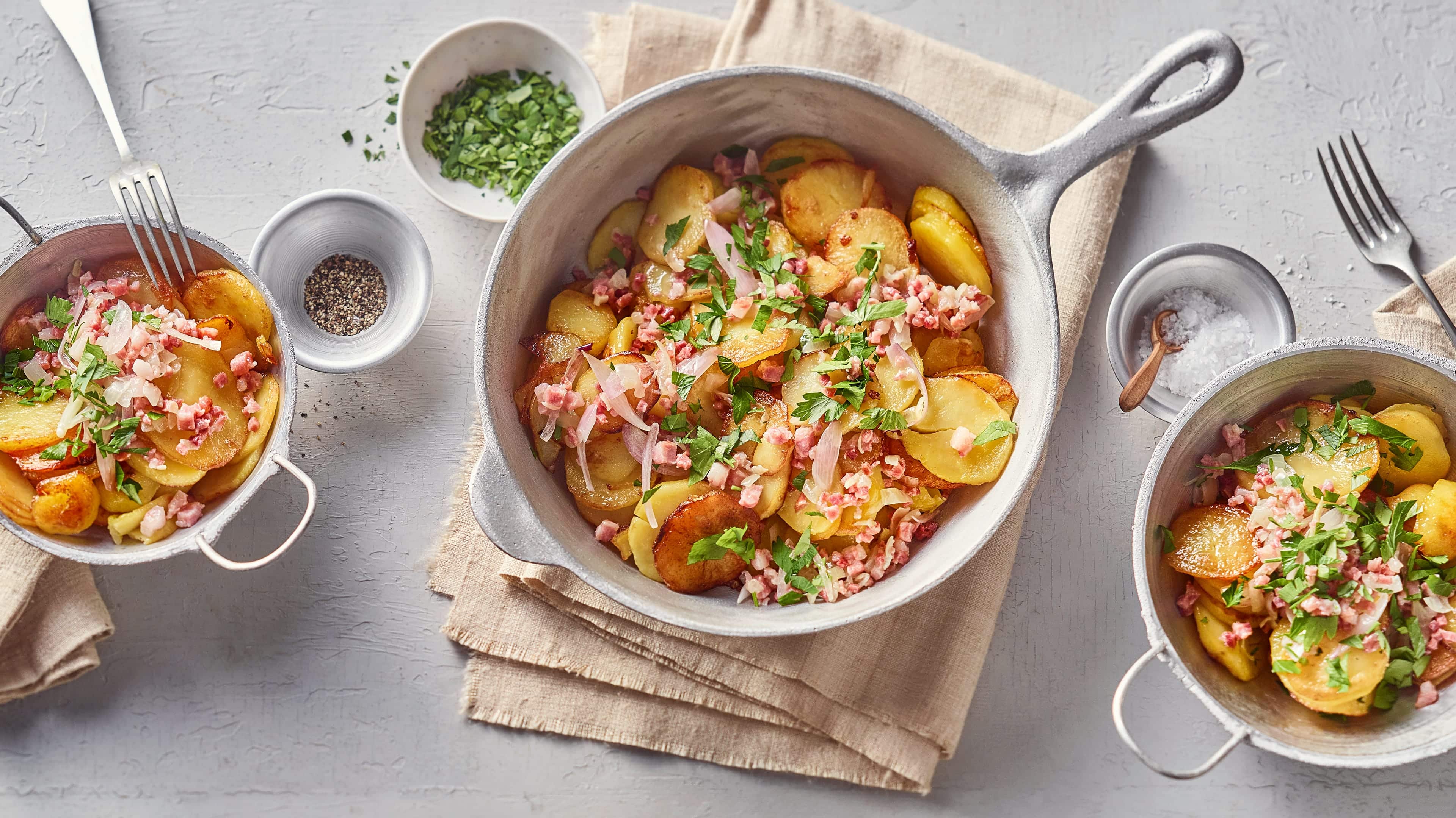 Bratkartoffeln mit Speck Bratkartoffeln mit Speck