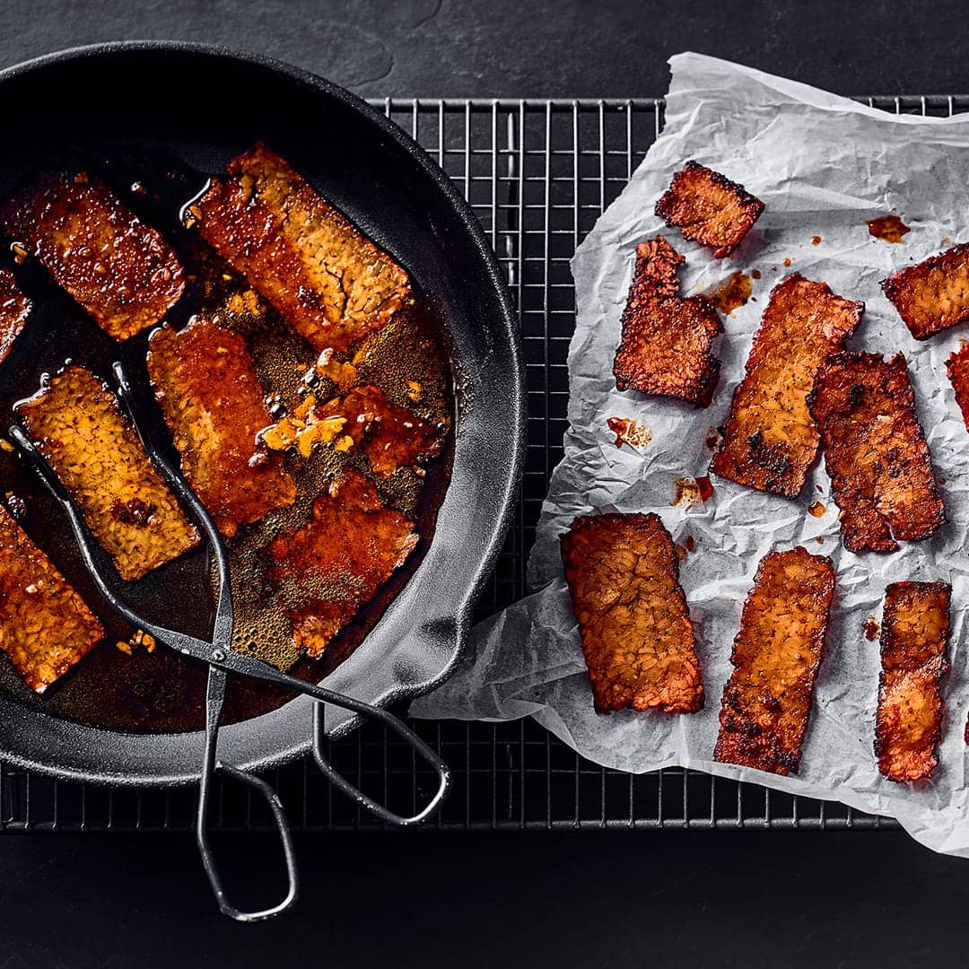 Veganer Bacon
