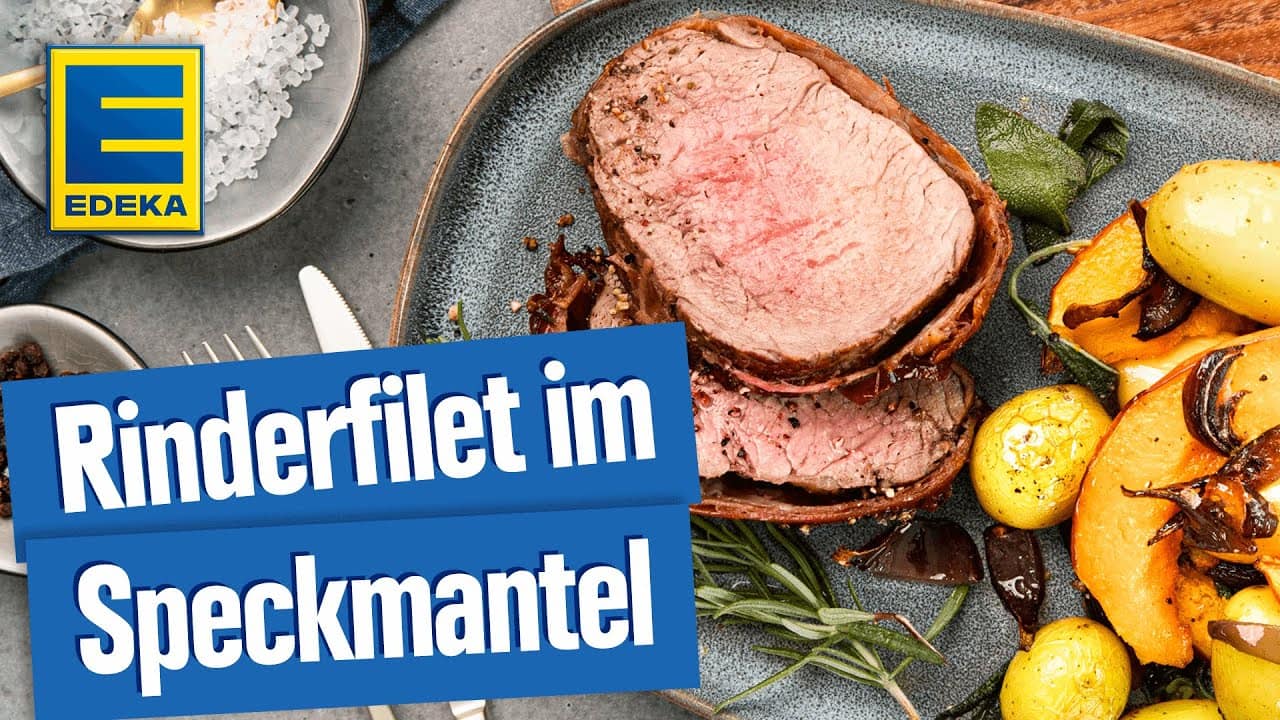 Rinderfilet im Speckmantel YouTube Platzhalterbild für ein Video mit dem Titel 'Rinderfilet im Speckmantel'.
