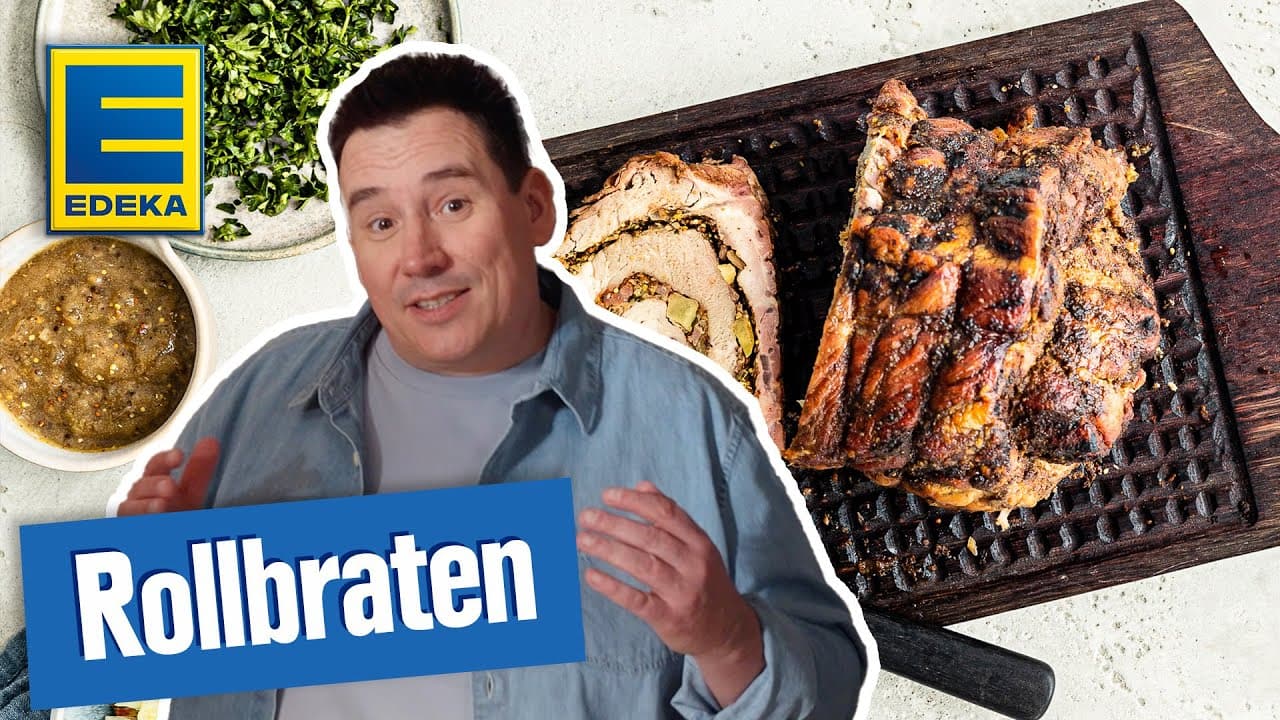 Rollbraten grillen YouTube Platzhalterbild für ein Video mit dem Titel 'Rollbraten grillen'.