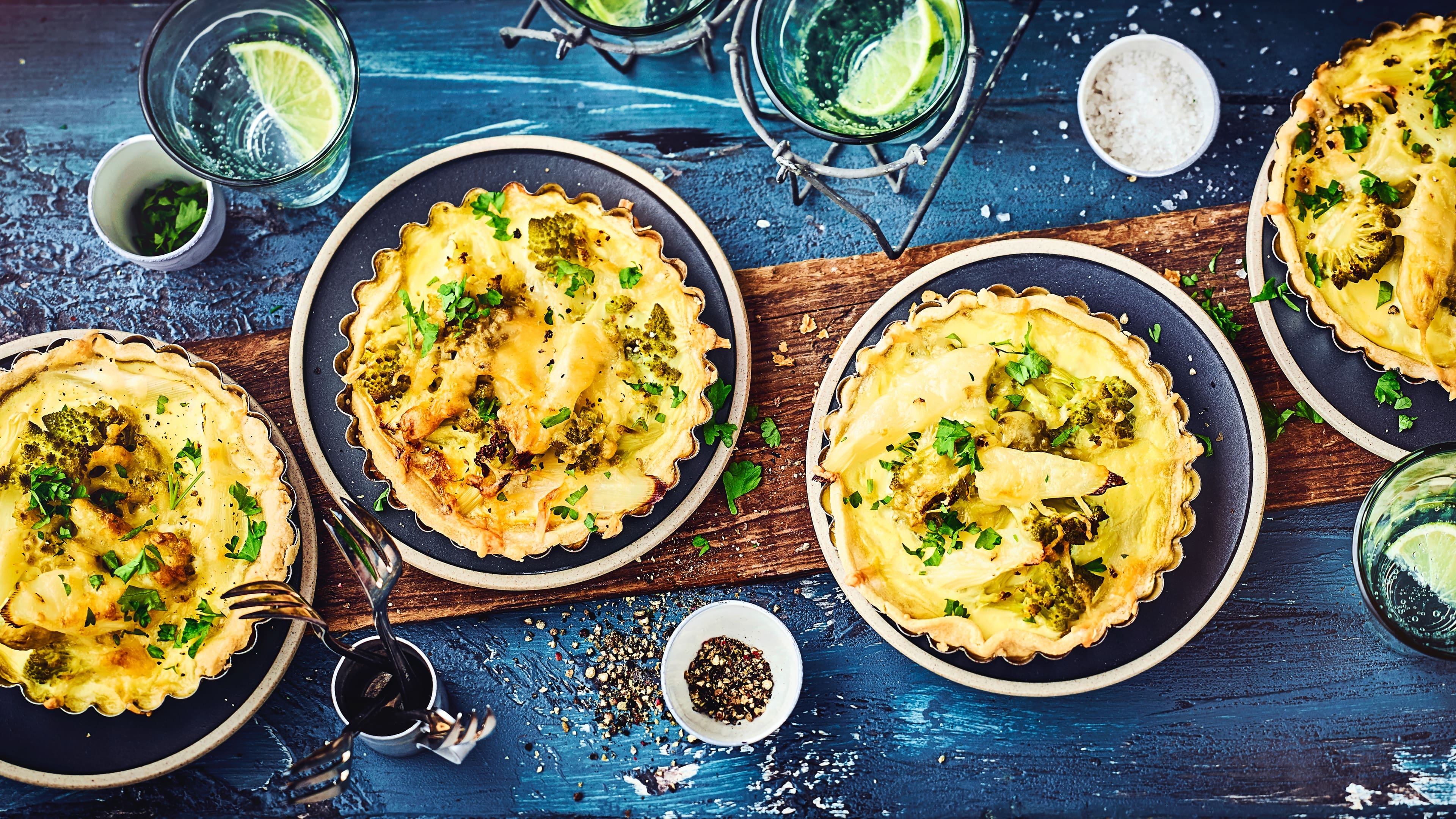 Romanesco Spargel Tartes Romanesco Spargel Tartes