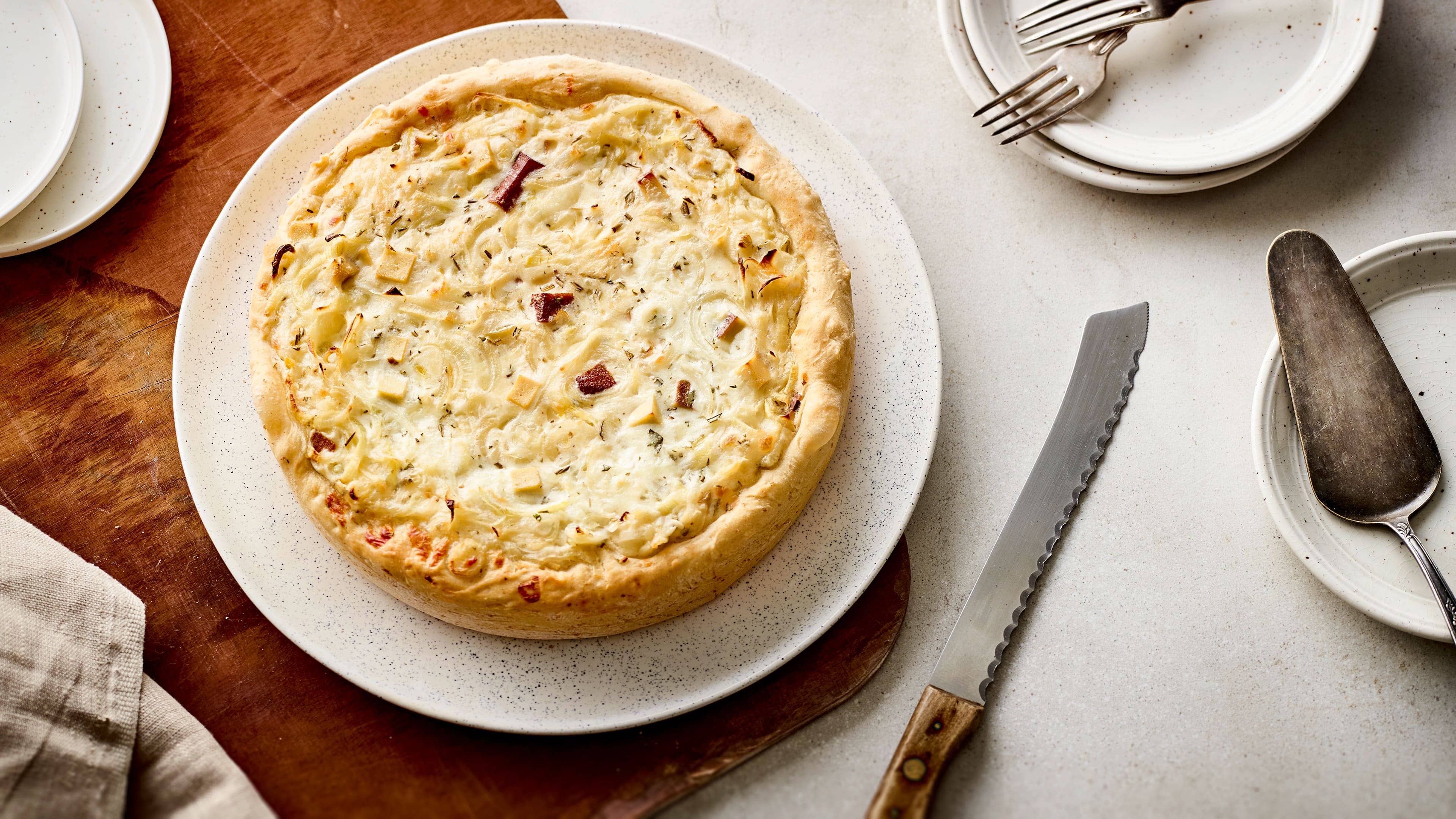 Zwiebelkuchen vegan Zwiebelkuchen vegan