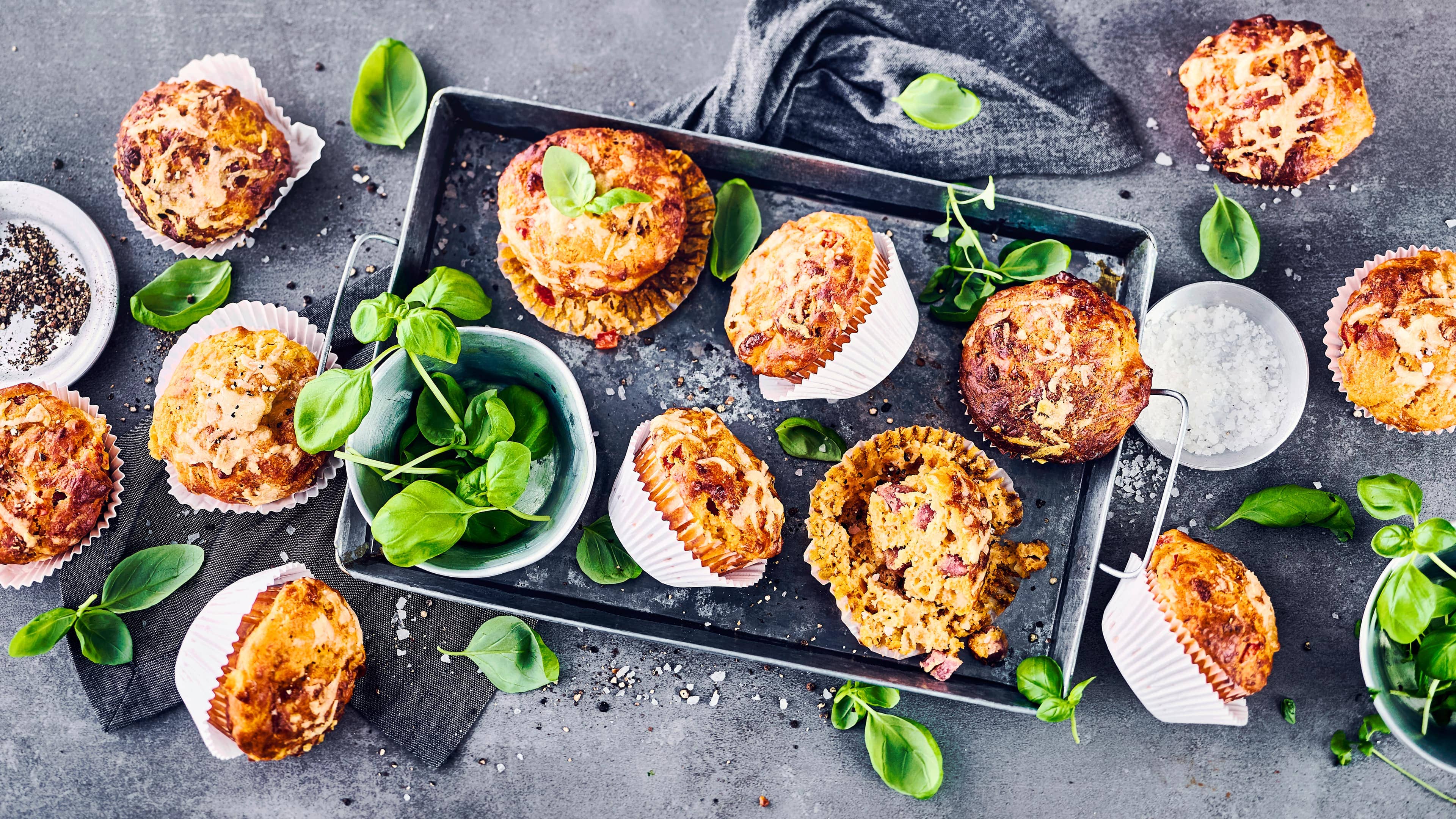 Salami Muffins Salami Muffins