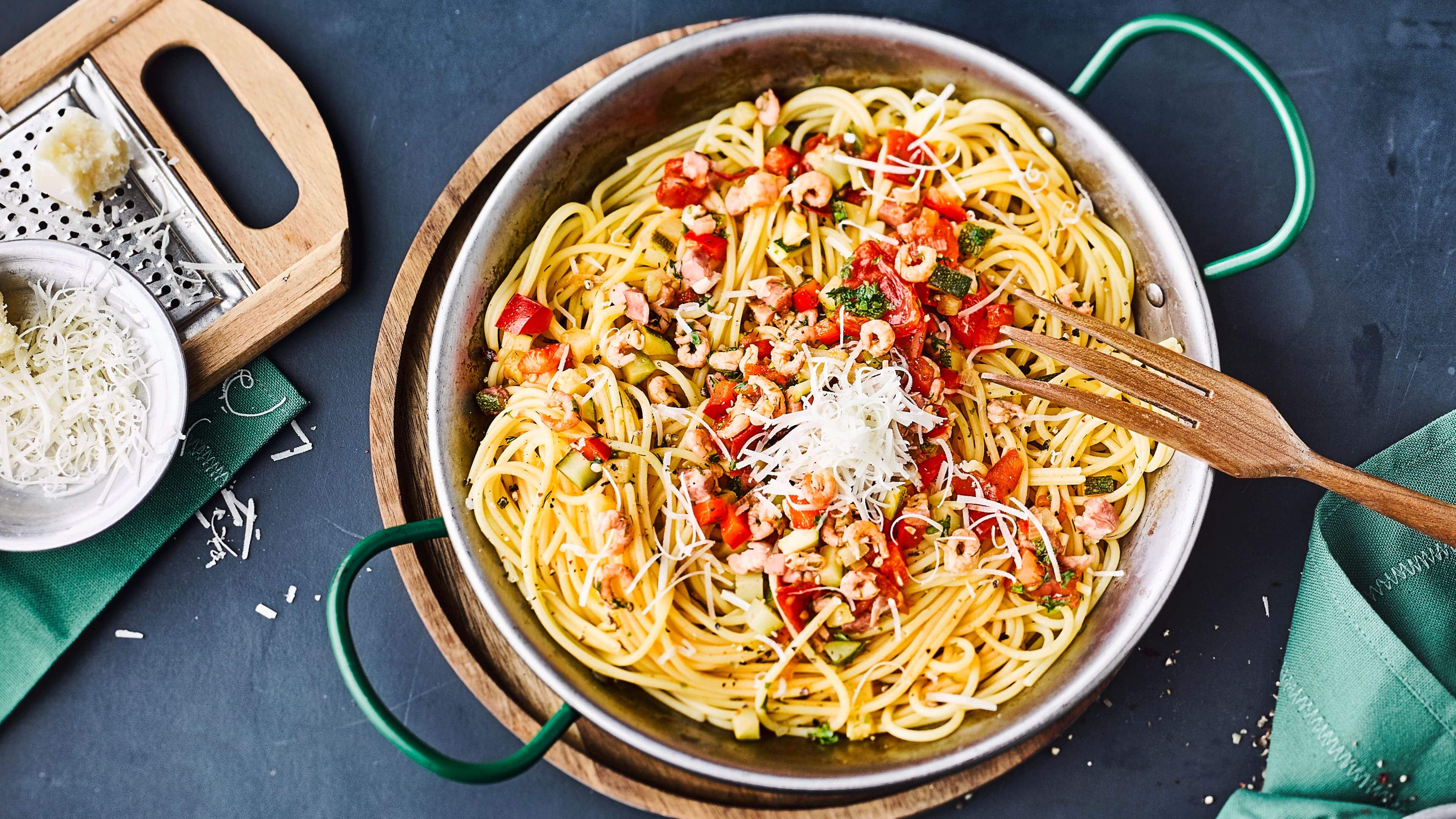 Spaghetti mit Krabben Spaghetti mit Krabben