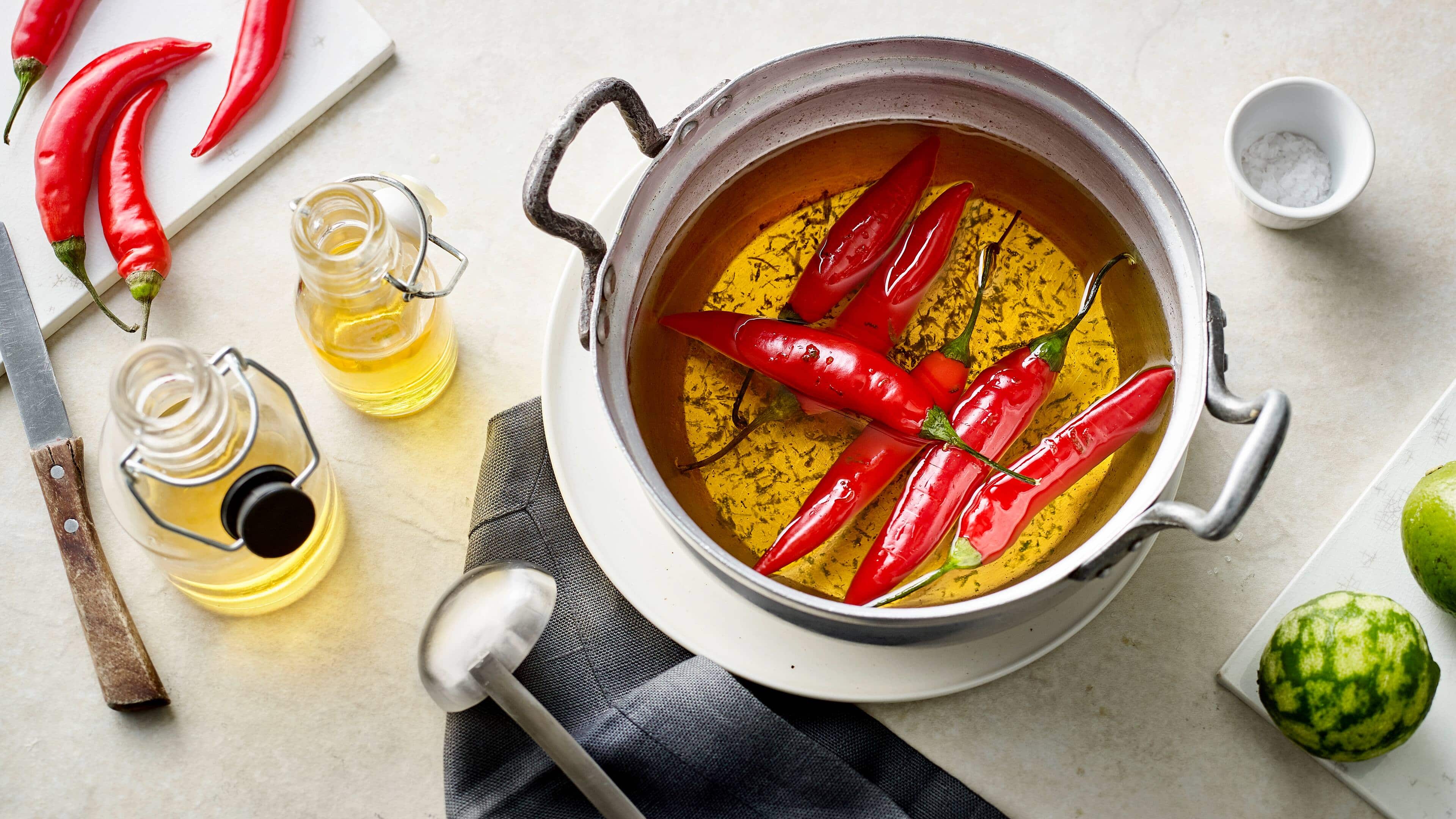 Chiliöl selber machen Chiliöl selber machen