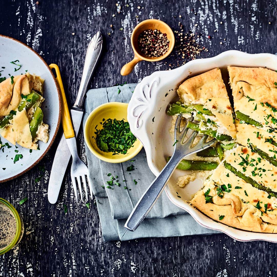 Spargel-Quiche