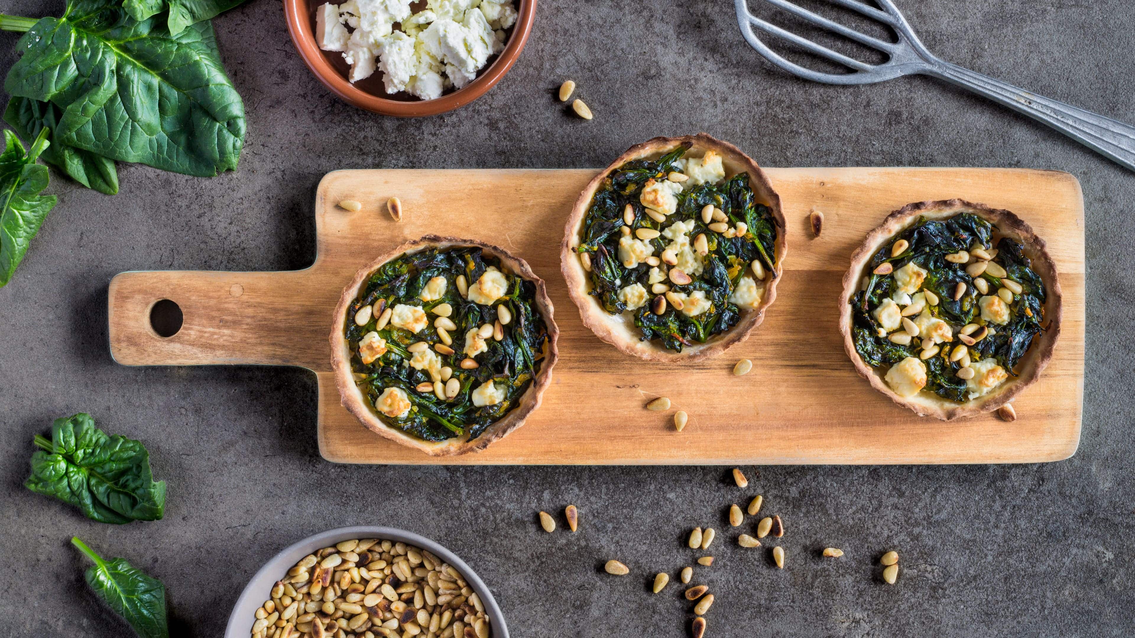 Spinat-Tartelettes Spinat-Tartelettes
