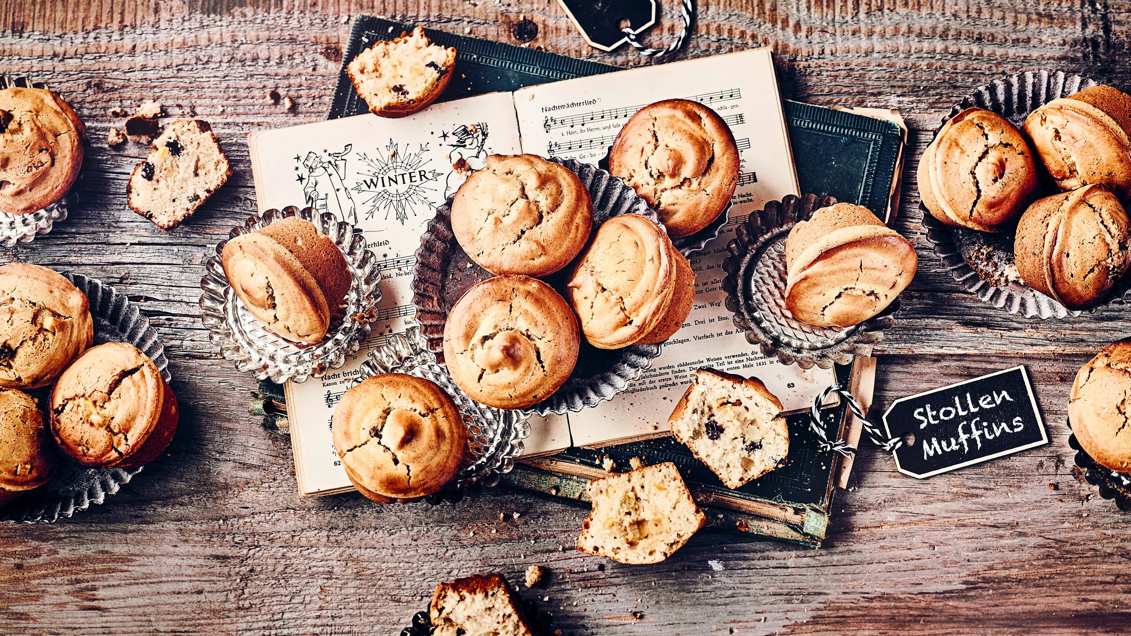 Stollenmuffins Stollenmuffins