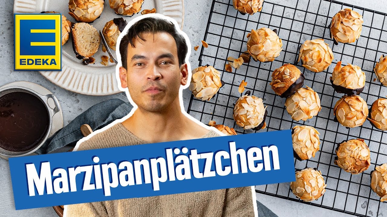 Glutenfreie Marzipanplätzchen YouTube Platzhalterbild für ein Video mit dem Titel 'Glutenfreie Marzipanplätzchen'.