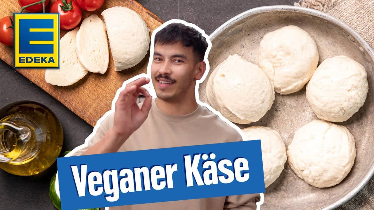 Veganen Käse selber machen YouTube Platzhalterbild für ein Video mit dem Titel 'Veganen Käse selber machen'.