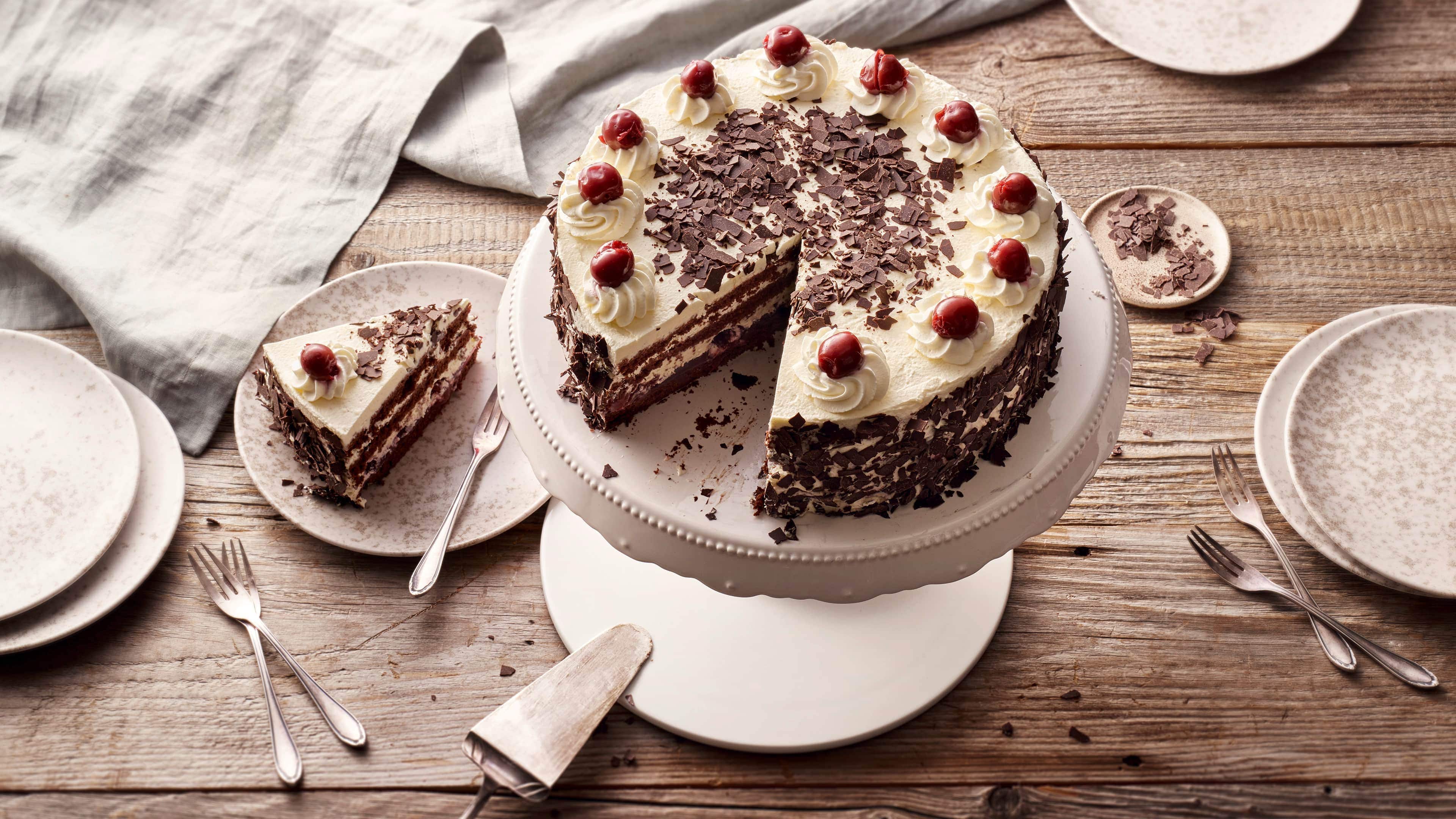 Vegane Schwarzwälder Kirschtorte Vegane Schwarzwälder Kirschtorte