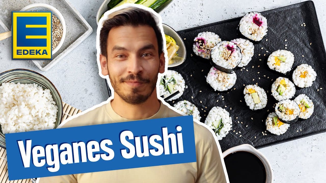 Veganes Sushi Rezept YouTube Platzhalterbild für ein Video mit dem Titel 'Veganes Sushi Rezept'.