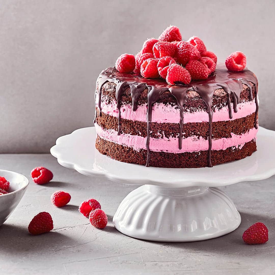 Schoko-Himbeer-Torte