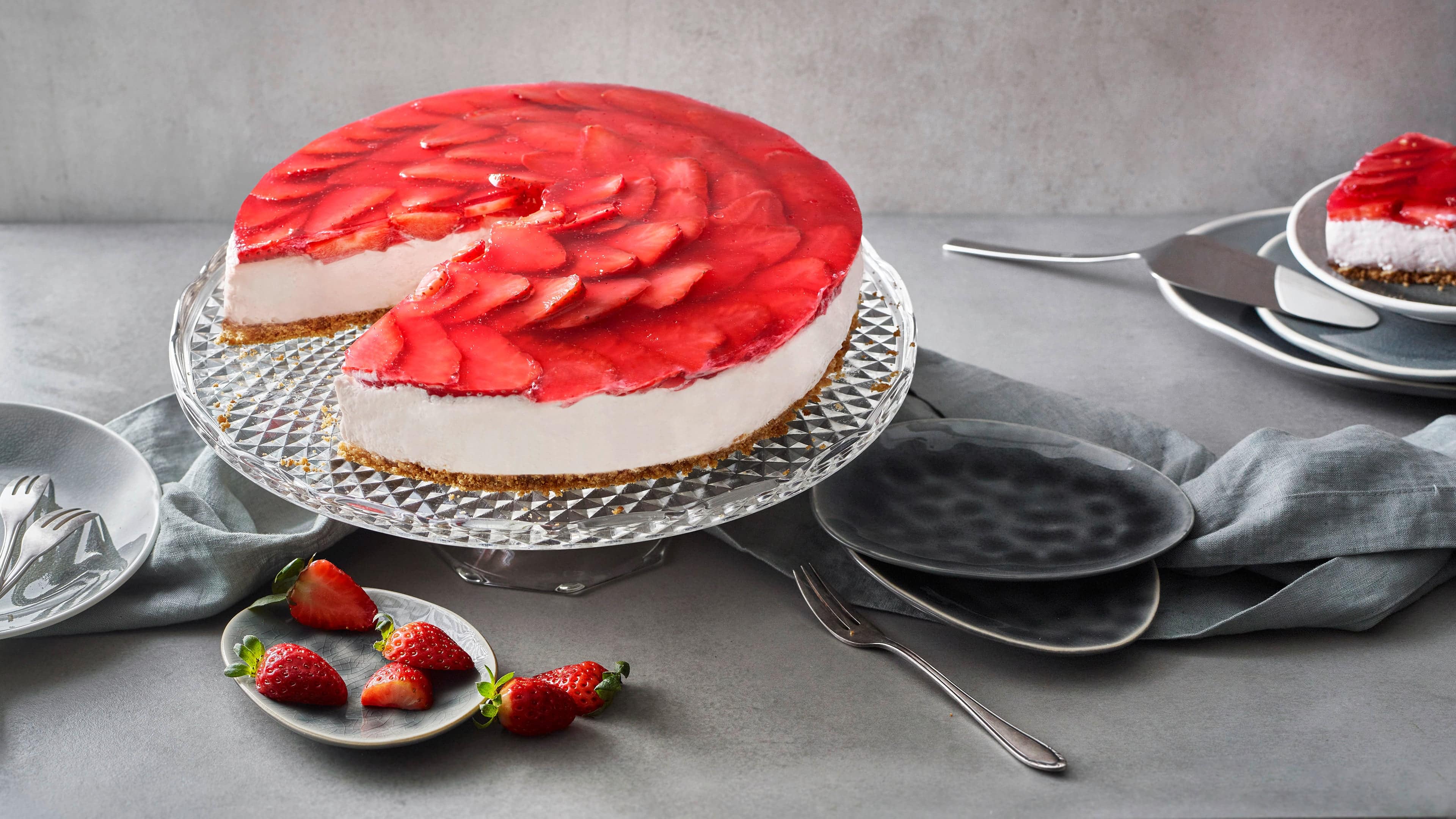 Erdbeerkuchen ohne Backen Erdbeerkuchen ohne Backen