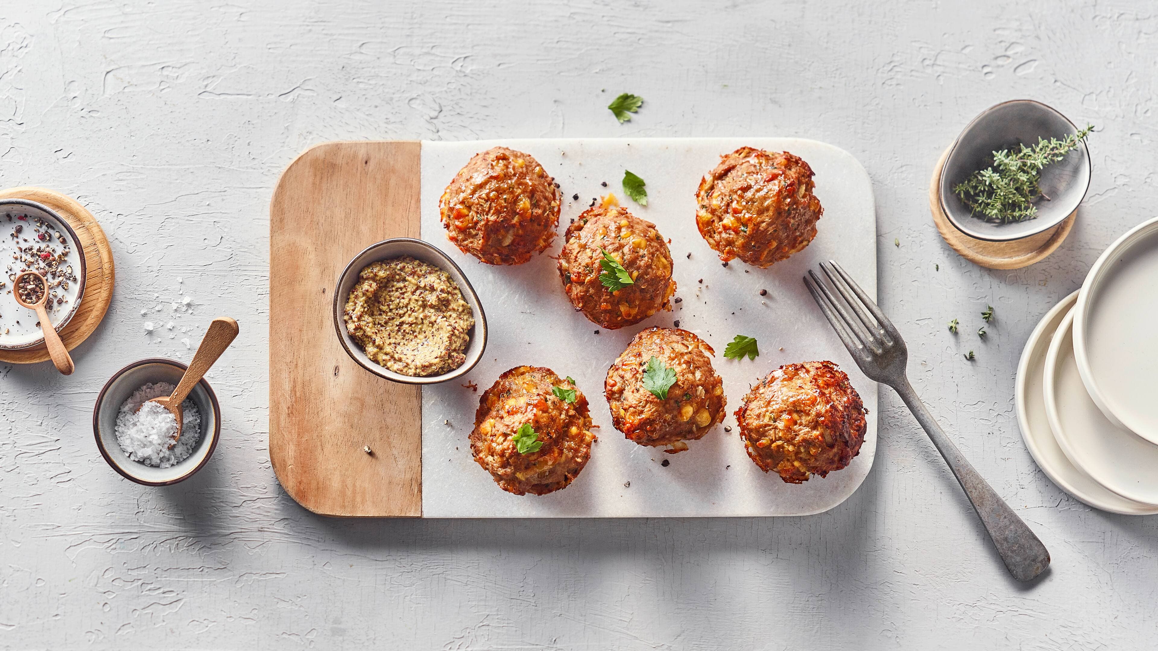 Hackfleisch Muffins Hackfleisch Muffins