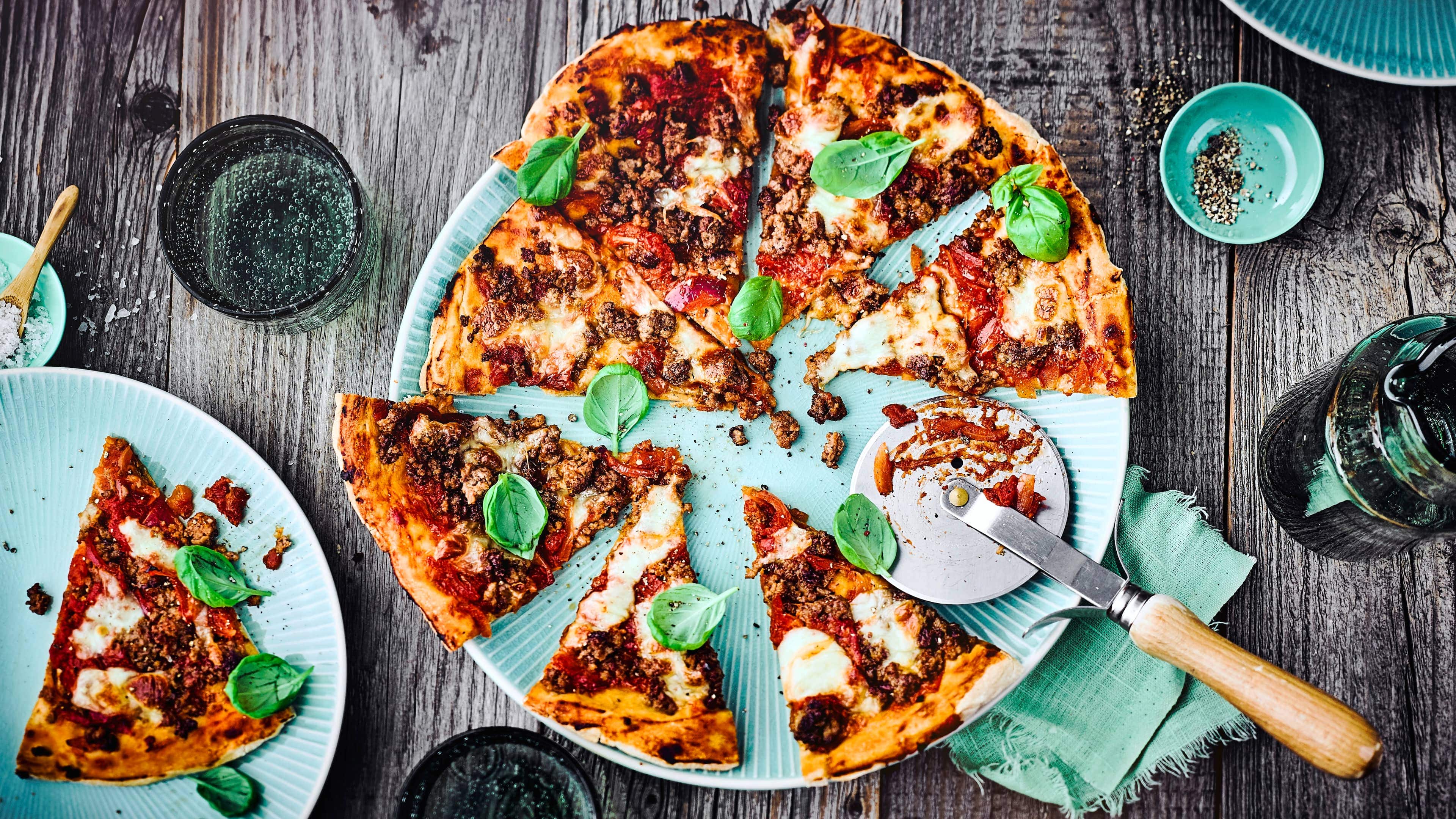 Hackfleischpizza Hackfleischpizza