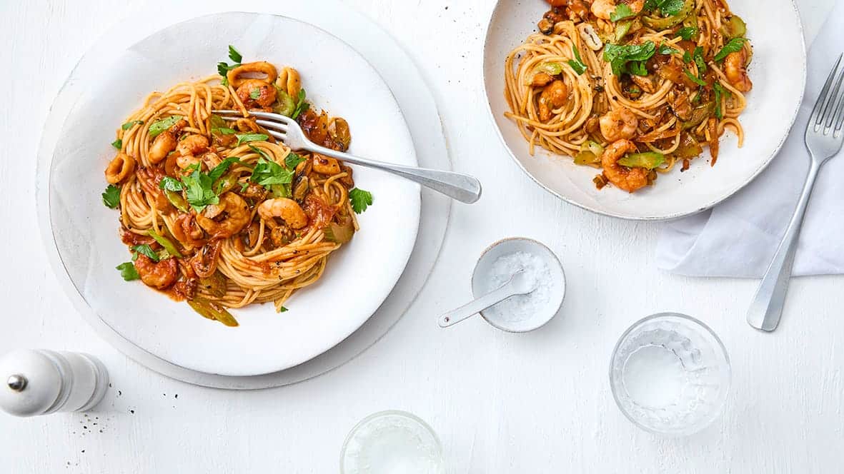 Meeresfrüchte-Pasta mit Sternanis Meeresfrüchte-Pasta mit Sternanis