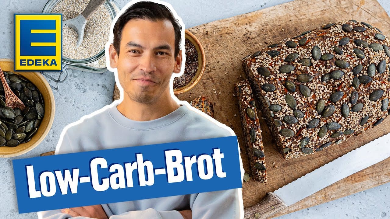 Low Carb Brot backen YouTube Platzhalterbild für ein Video mit dem Titel 'Low Carb Brot backen'.
