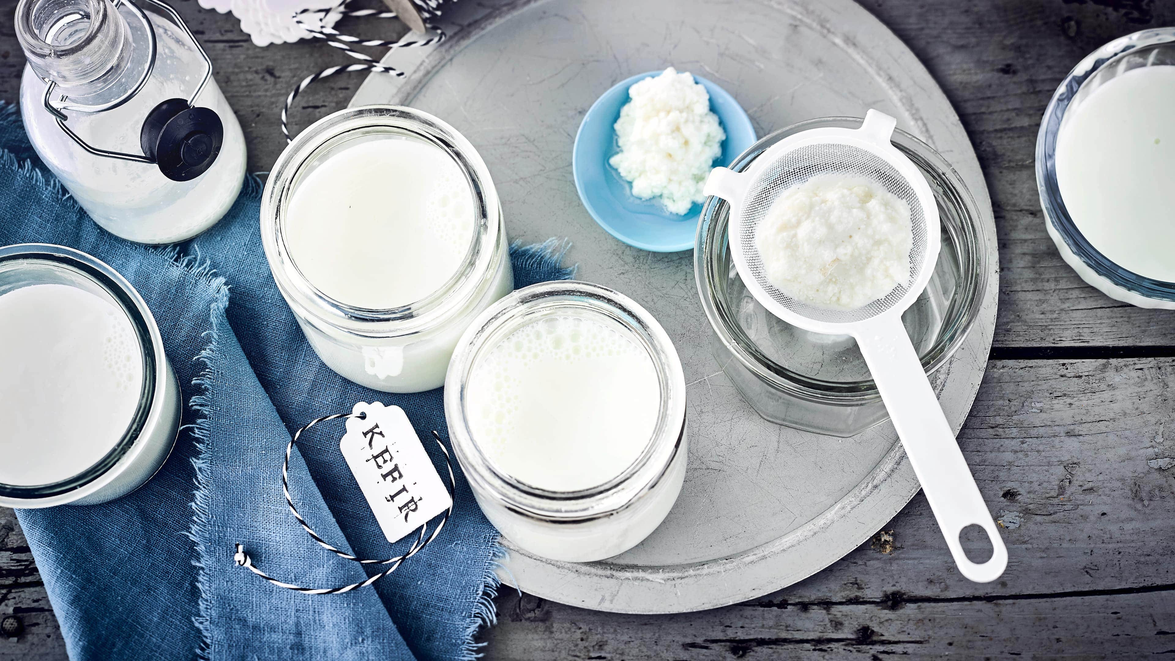 Selbstgemachter Kefir Selbstgemachter Kefir
