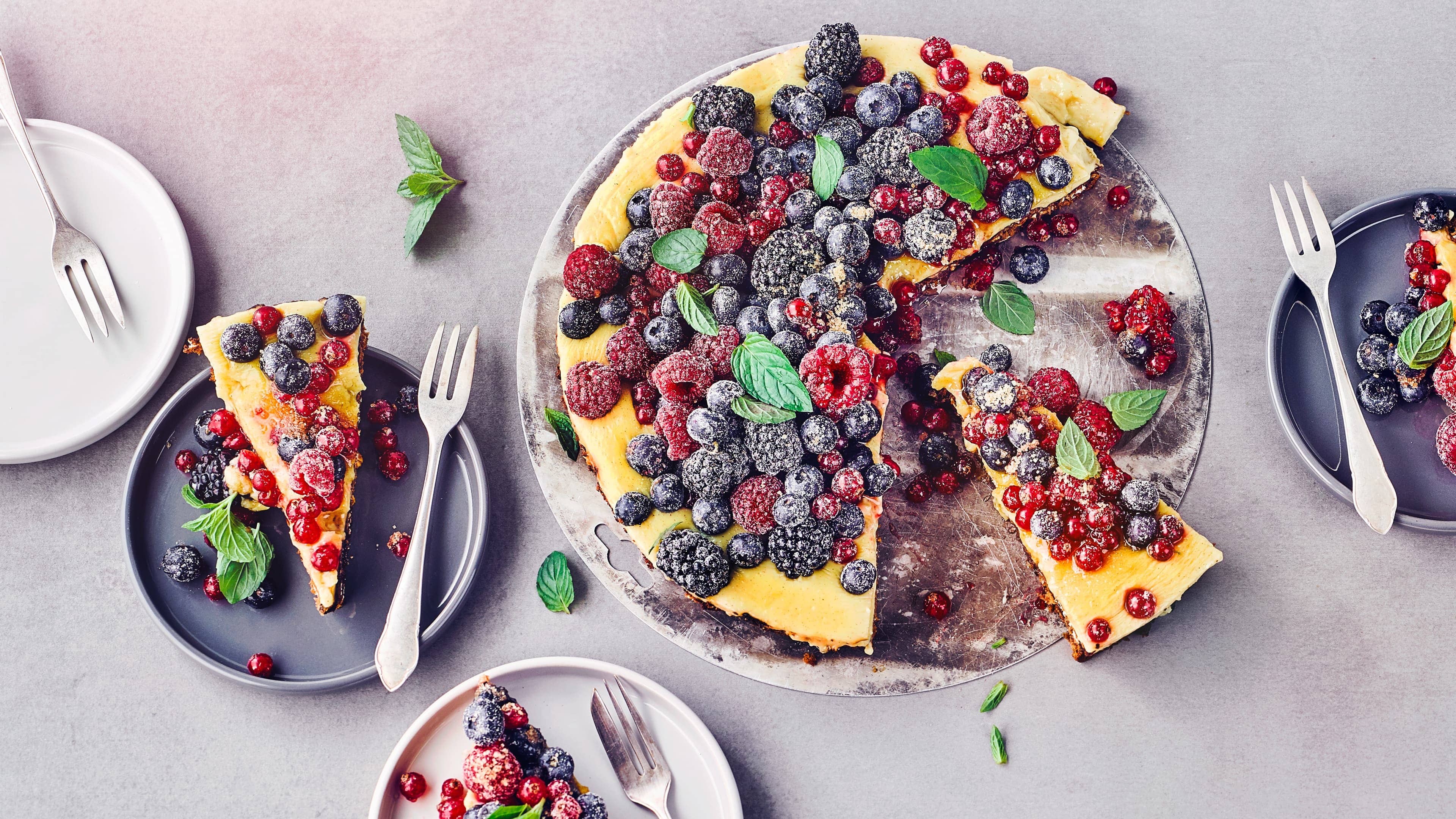 Sommerliche Beerentorte Sommerliche Beerentorte
