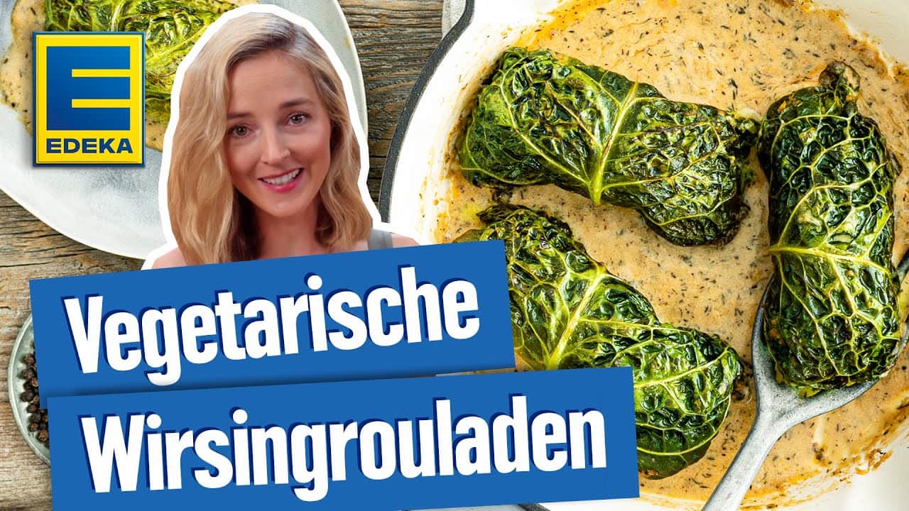 Vegetarische Wirsingrouladen YouTube Platzhalterbild für ein Video mit dem Titel 'Vegetarische Wirsingrouladen'.