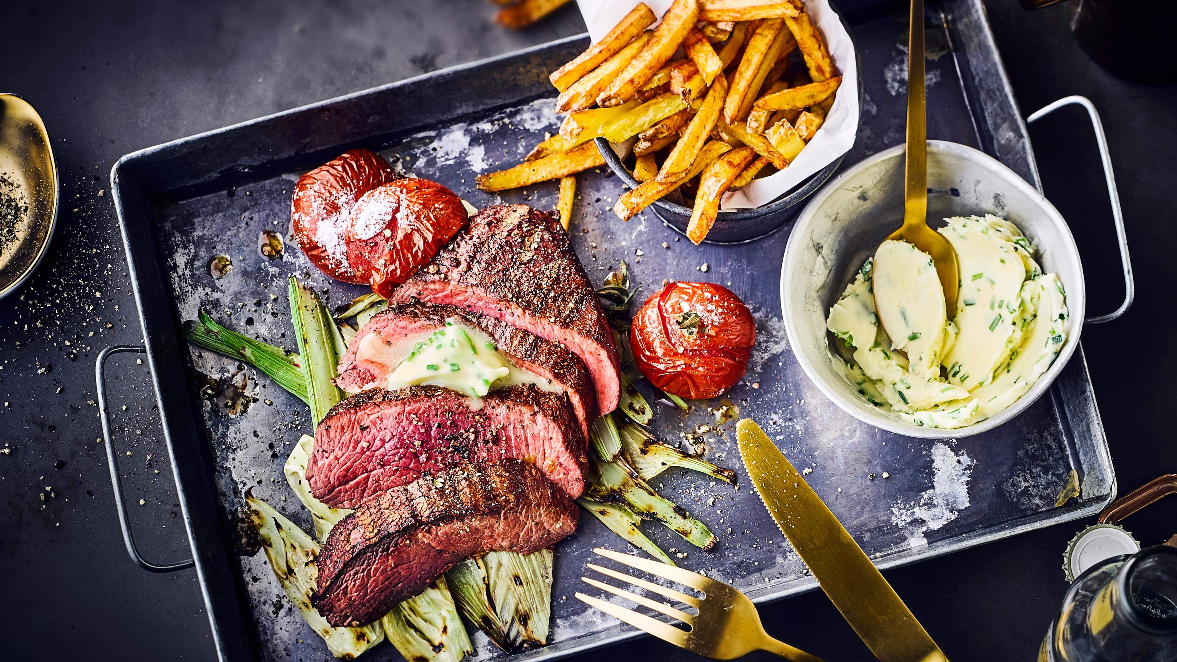 Straußensteak Straußensteak