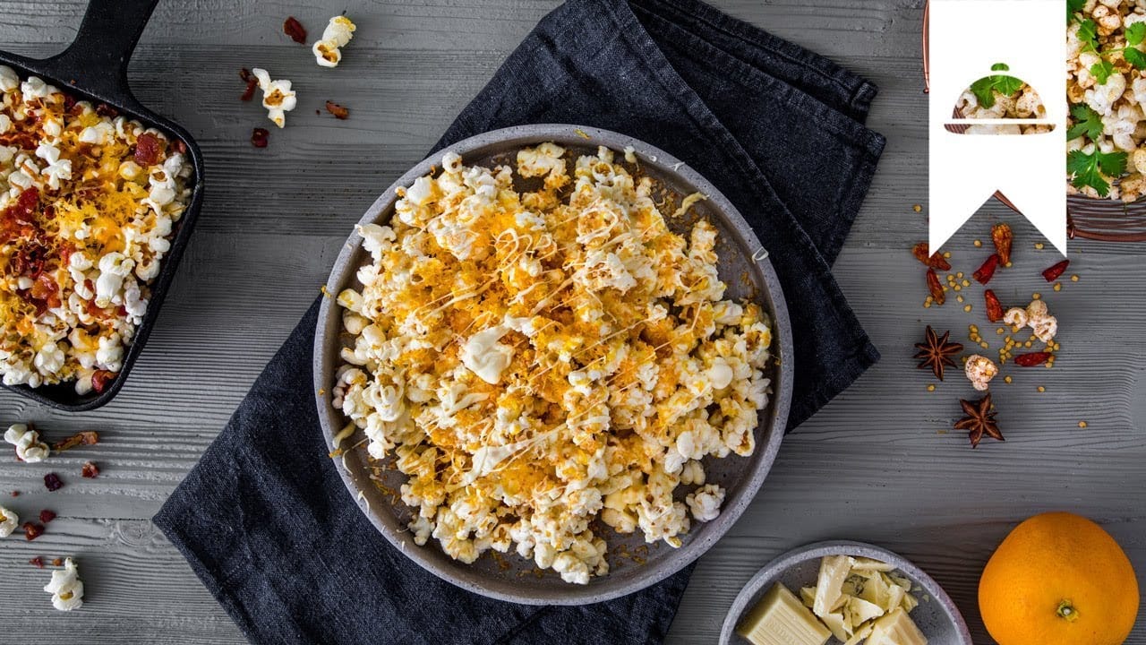 Popcorn in drei Varianten YouTube Platzhalterbild für ein Video mit dem Titel 'Popcorn in drei Varianten'.