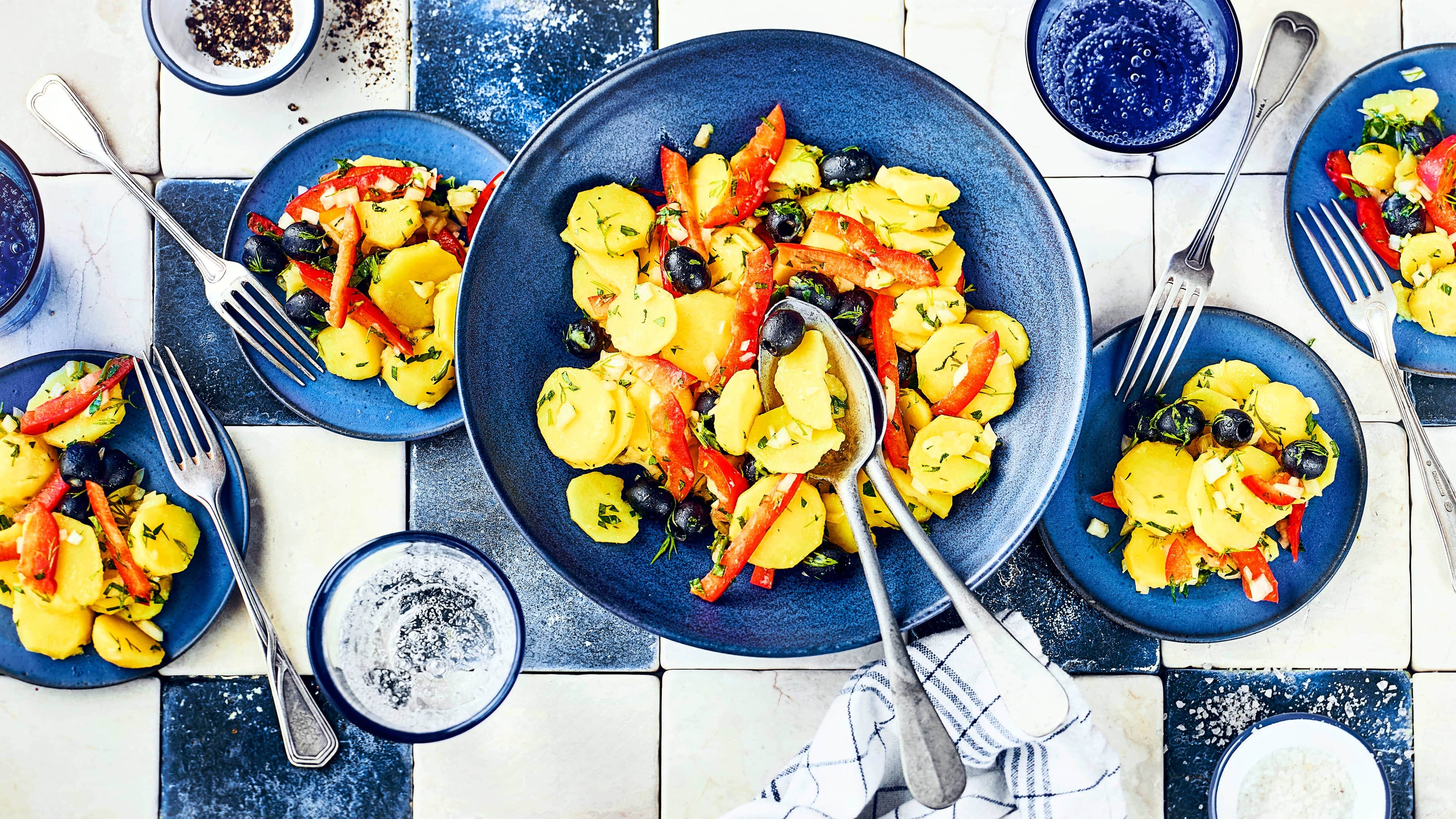 Griechischer Kartoffelsalat Griechischer Kartoffelsalat